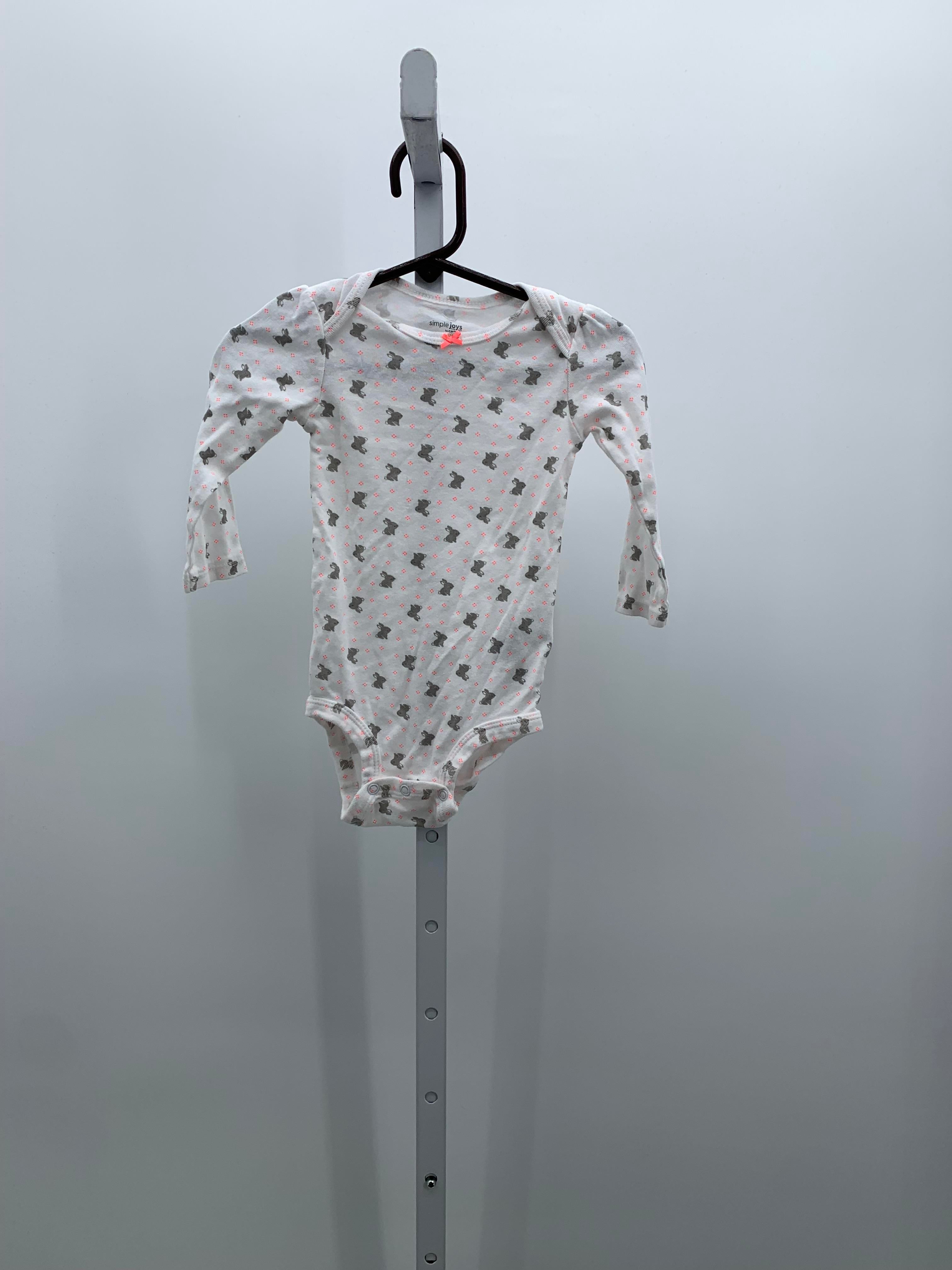 Simple Joys Size 12 Months Girls Long Sleeve Shirt