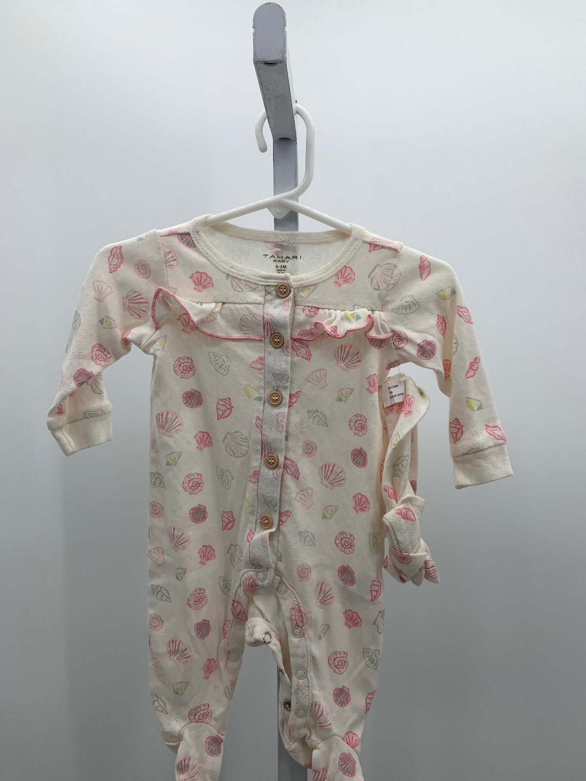 Tahari Size 0-3 months Girls Long Slv. Romper