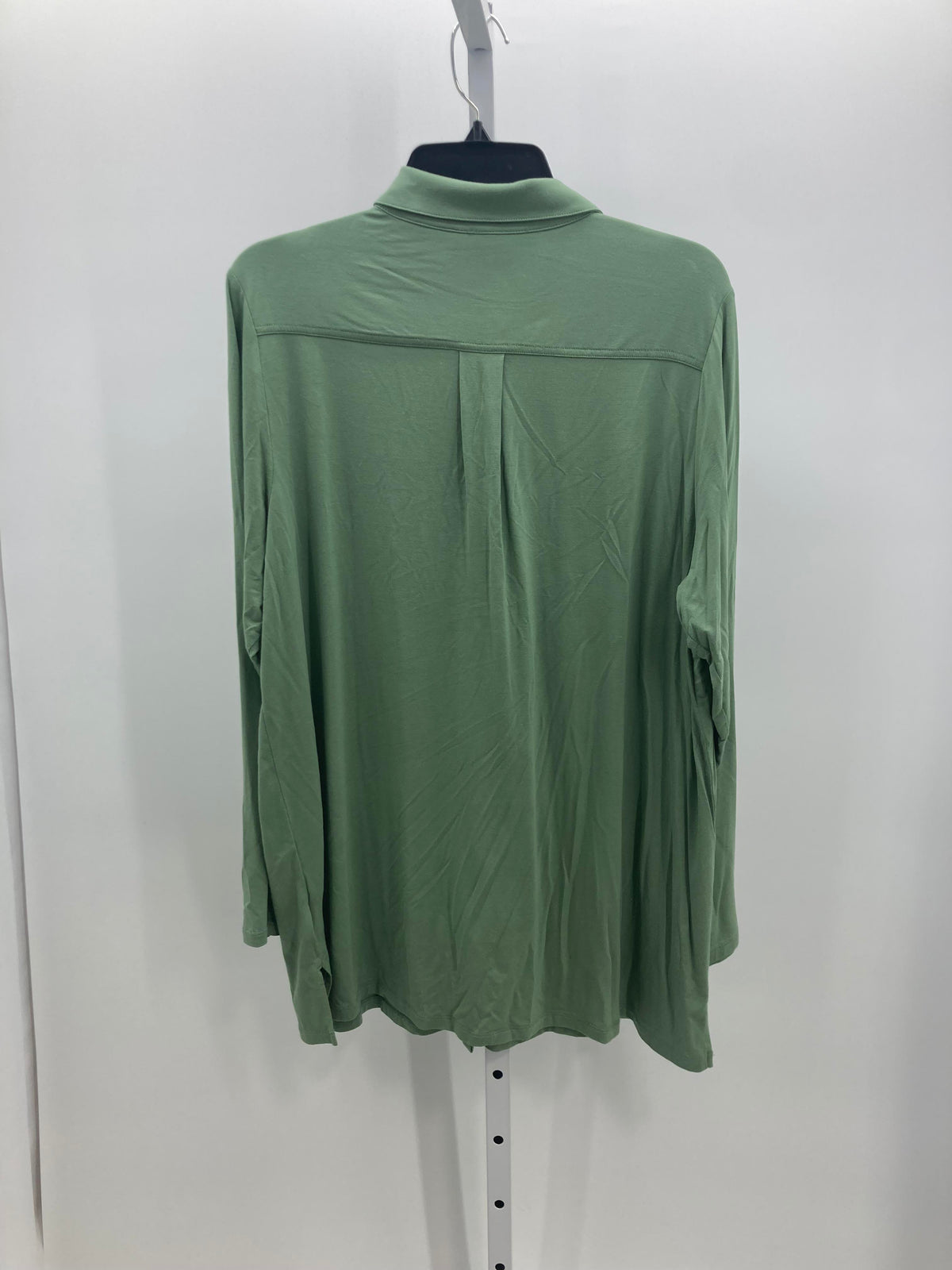 Lands End Size 1X Womens Long Sleeve Shirt