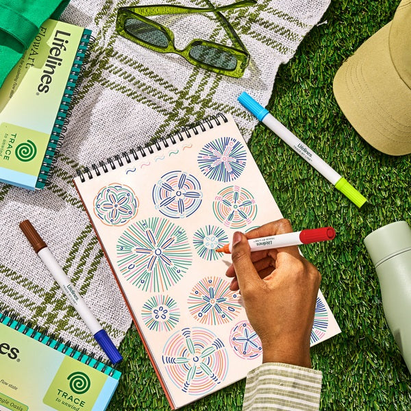 New - FlowArt®: Trace-By-Line, Tropical Paradise