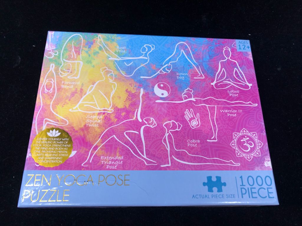 NIP ZEN YOGA POSE PUZZLE.
