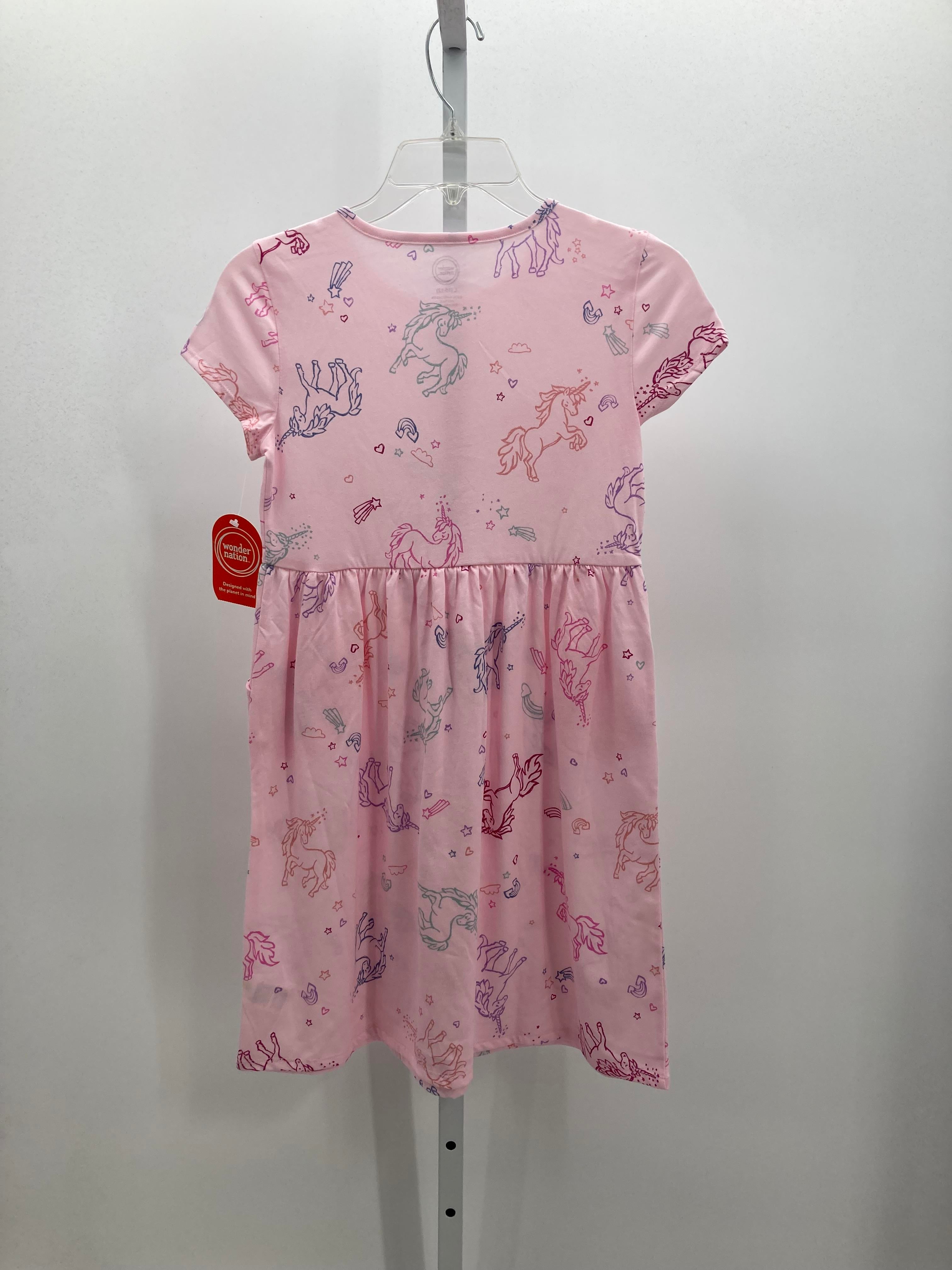 Wonder Nation Size 10-12 Girls Short Sleeve Dress