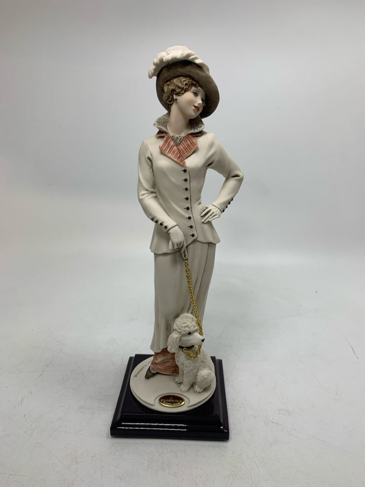 VTG GIUSEPPE ARMANI FLORENCE LADY WITH POODLE #1304F 1999.
