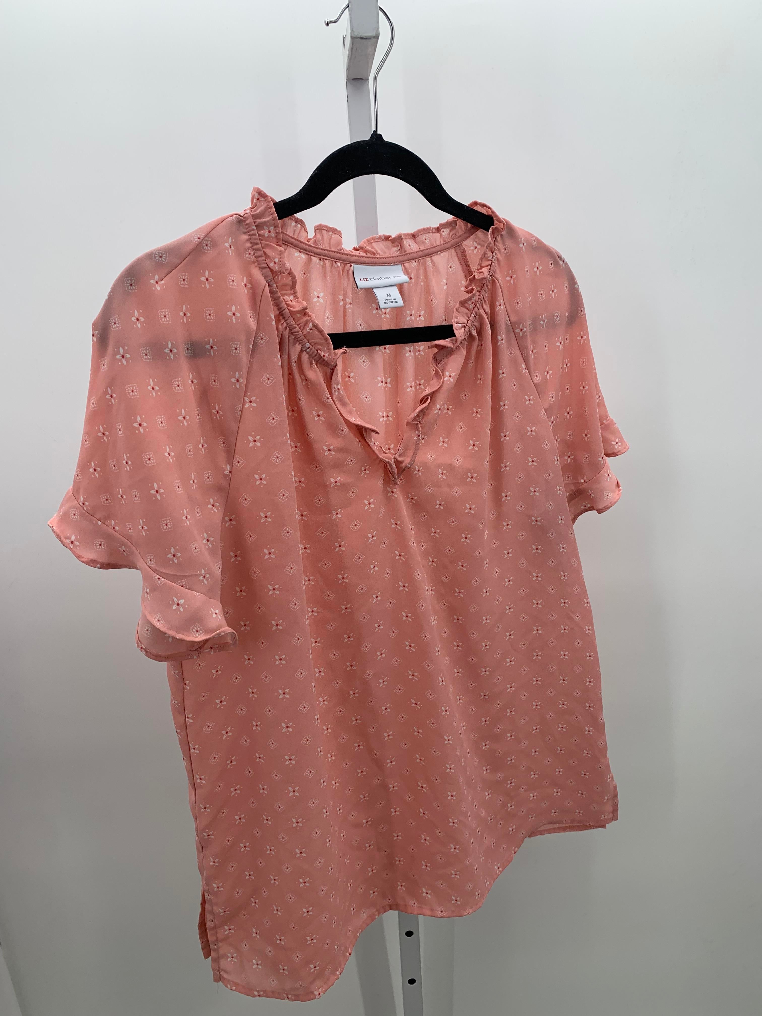 Liz Claiborne Size Medium Misses Short Sleeve Shirt