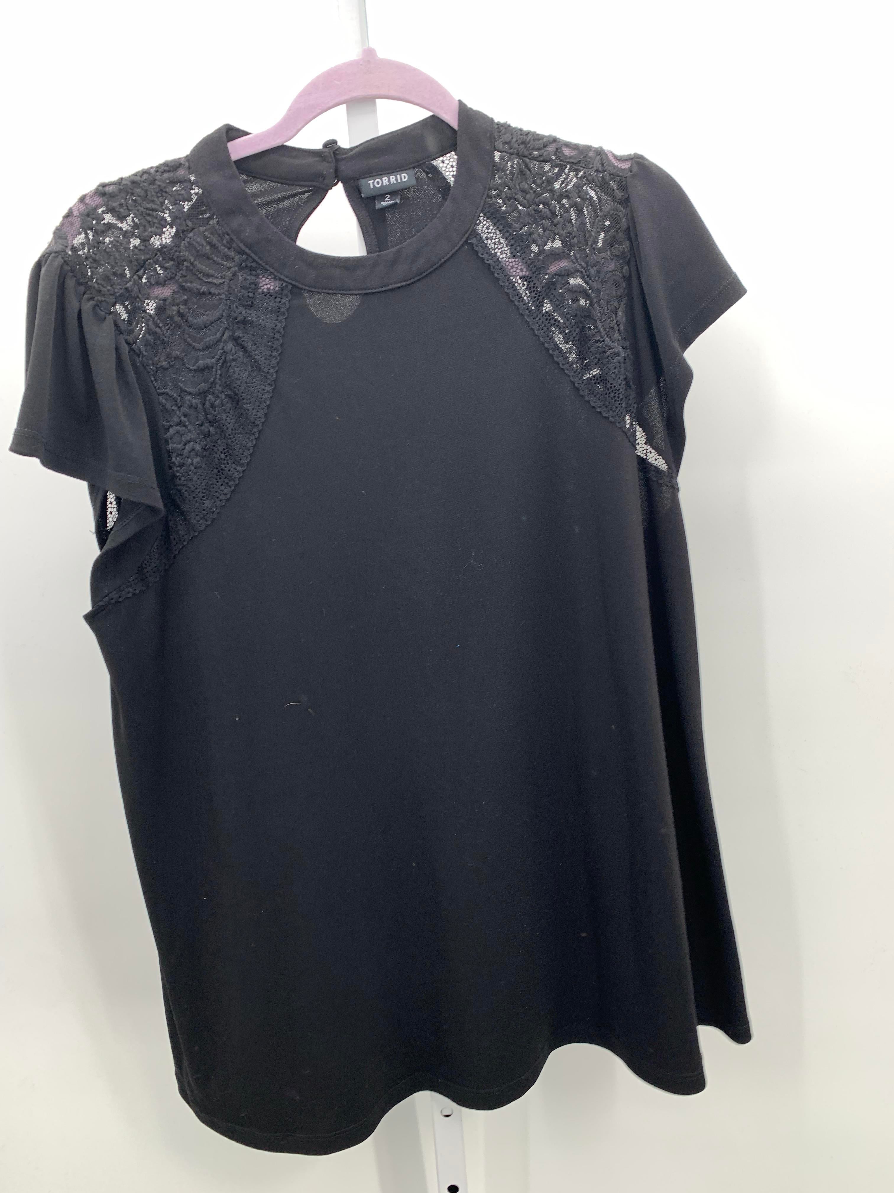 Torrid Size 2X Womens Short Sleeve Shirt