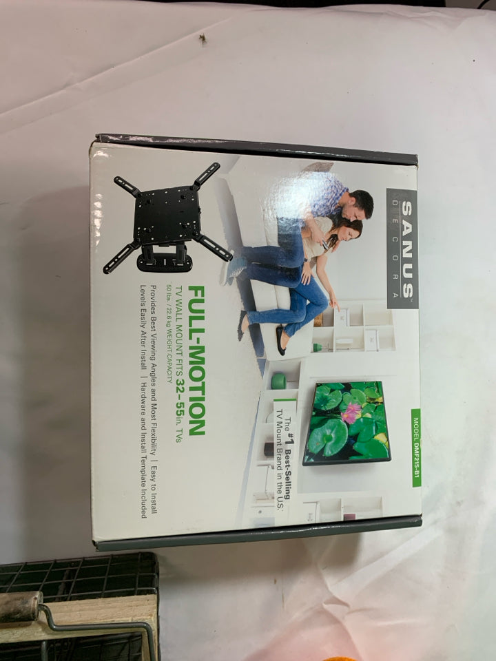 NIB FULL MOTION TV WALL MOUNT 32"-55".
