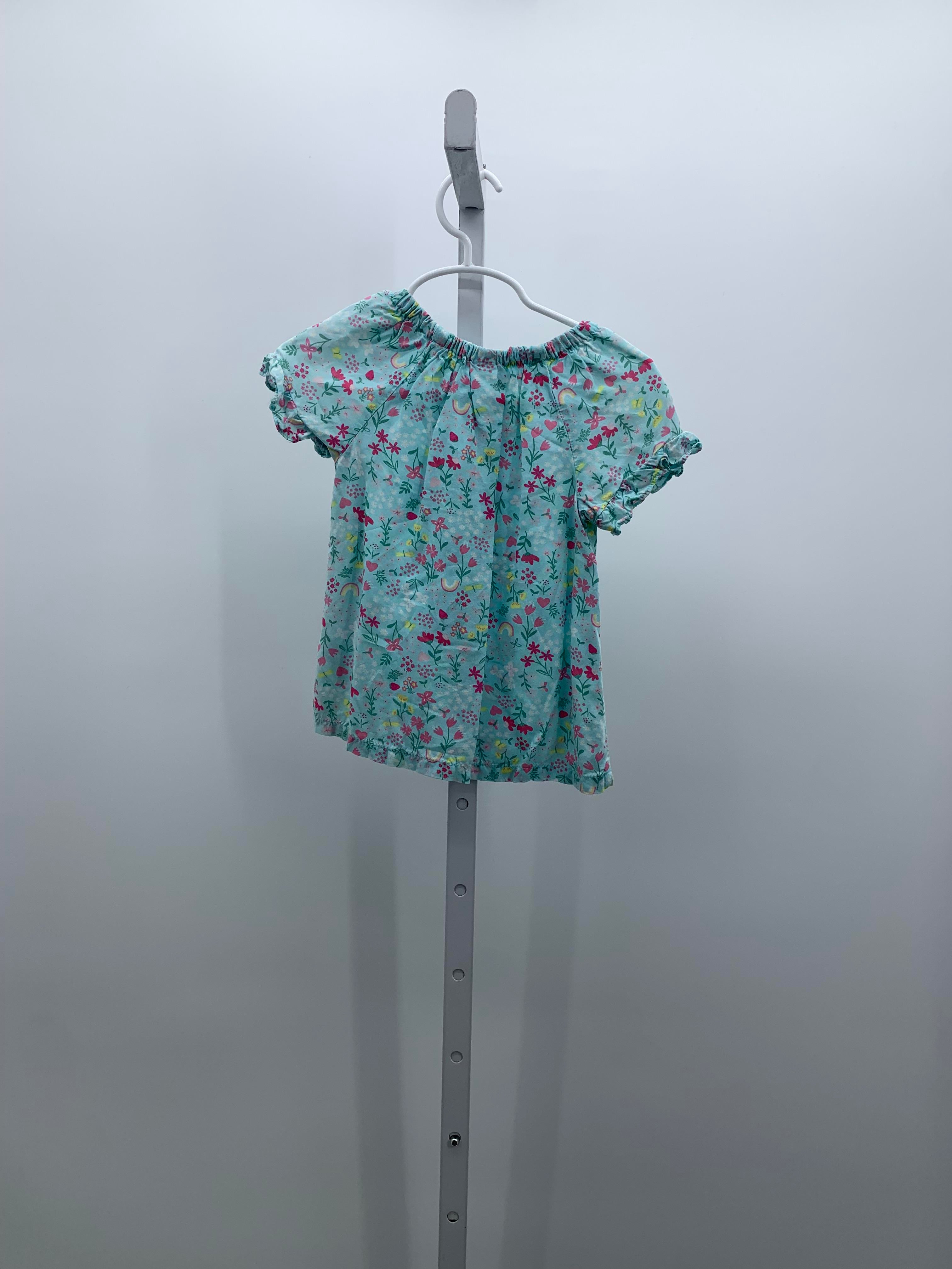 Carters Size 3T Girls Short Sleeve Shirt