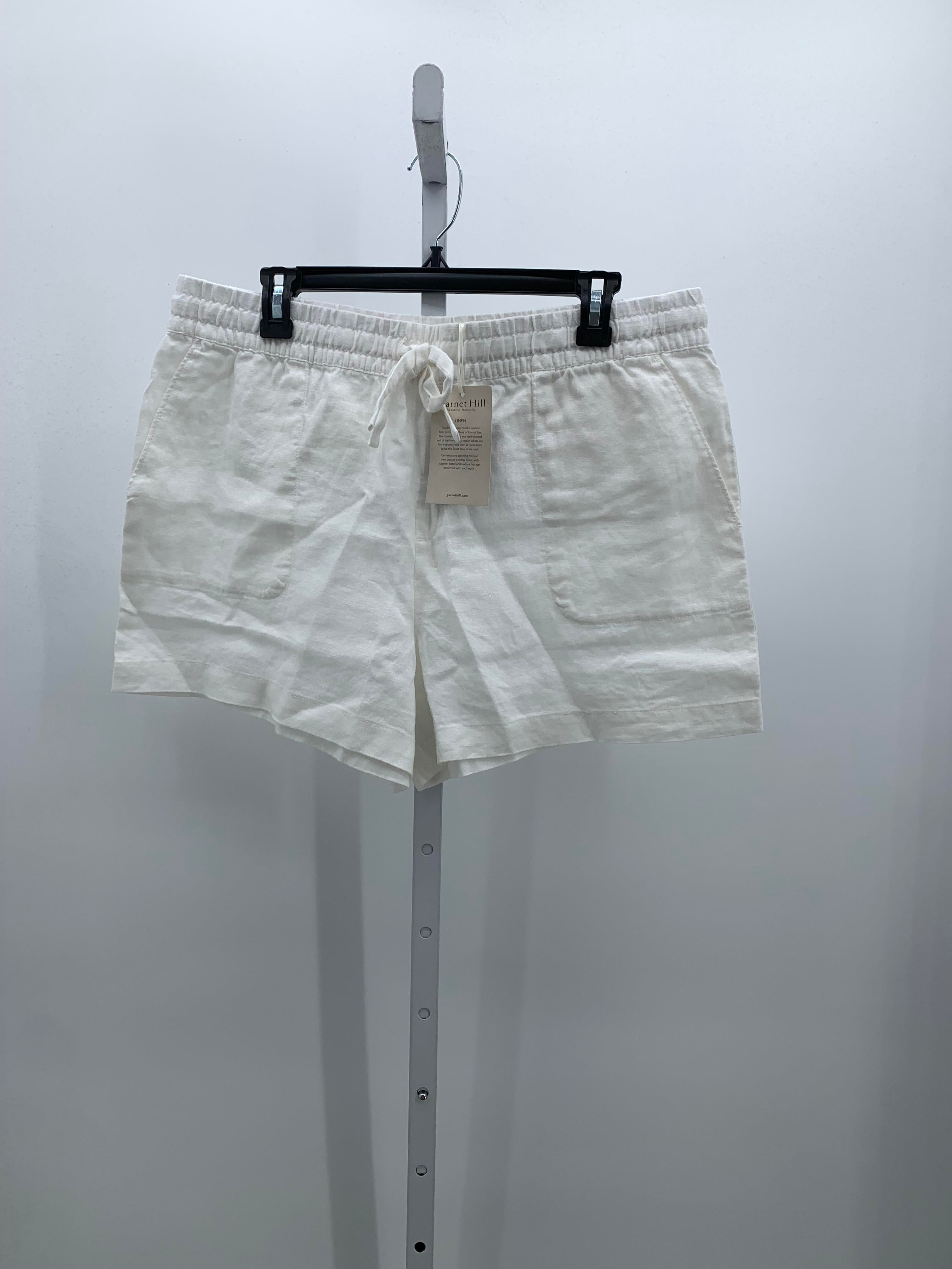Garnet Hill Size Large Misses Shorts