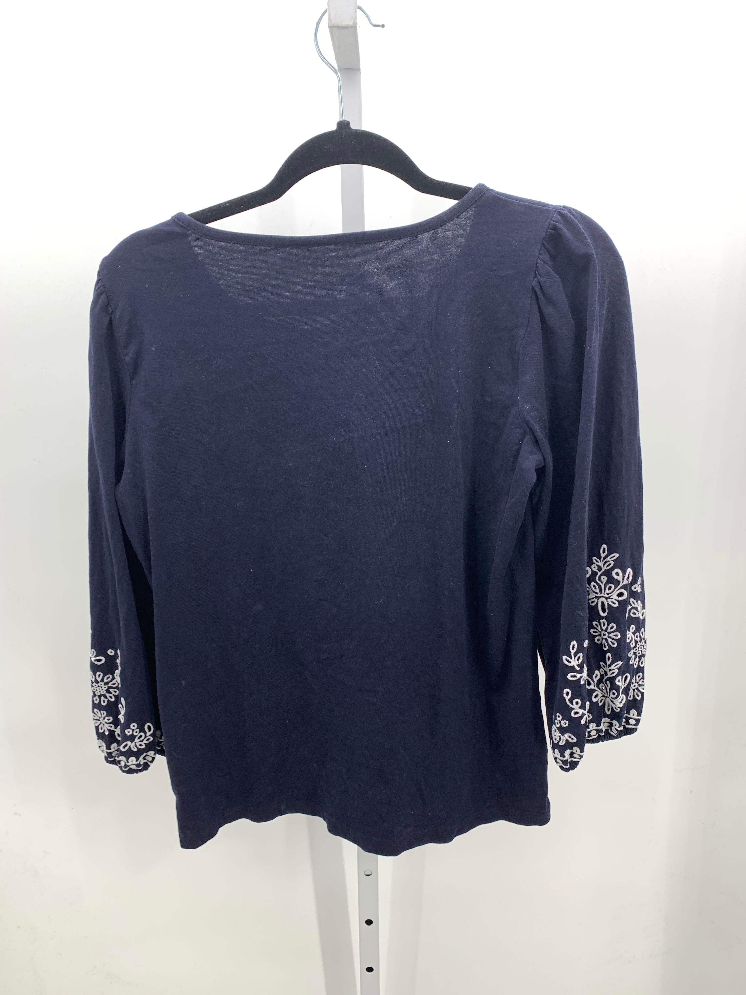 Talbots Size Small Misses 3/4 Sleeve Shirt