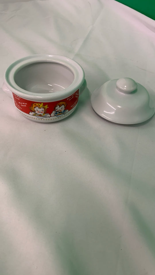 CAMPBELLS SOUP BOWL W LID.