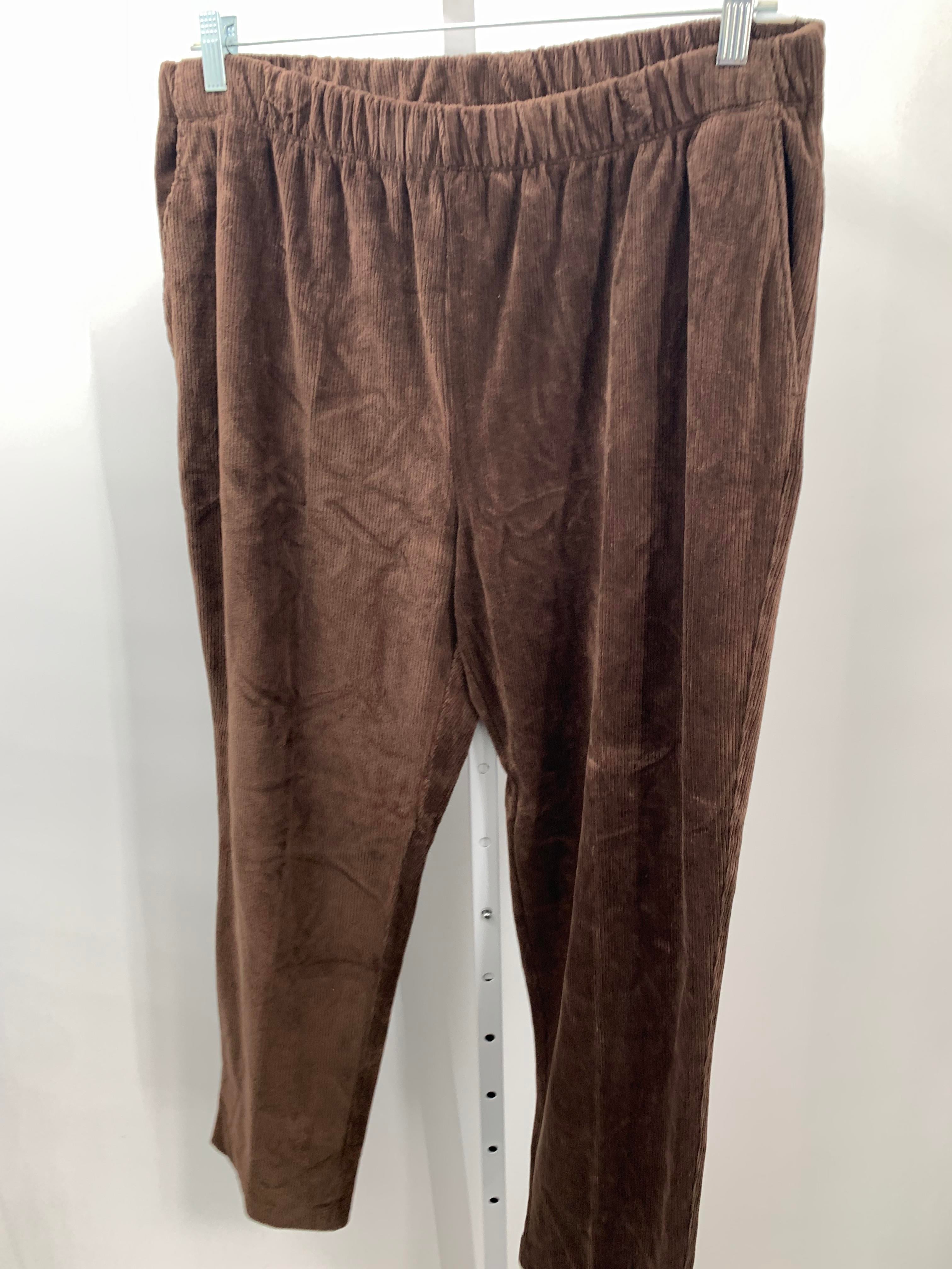 Lands End Size 1X Womens Corduroy Pants