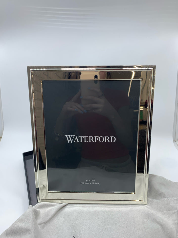 WATERFORD HERITAGE SILVER FRAME IN BOX.