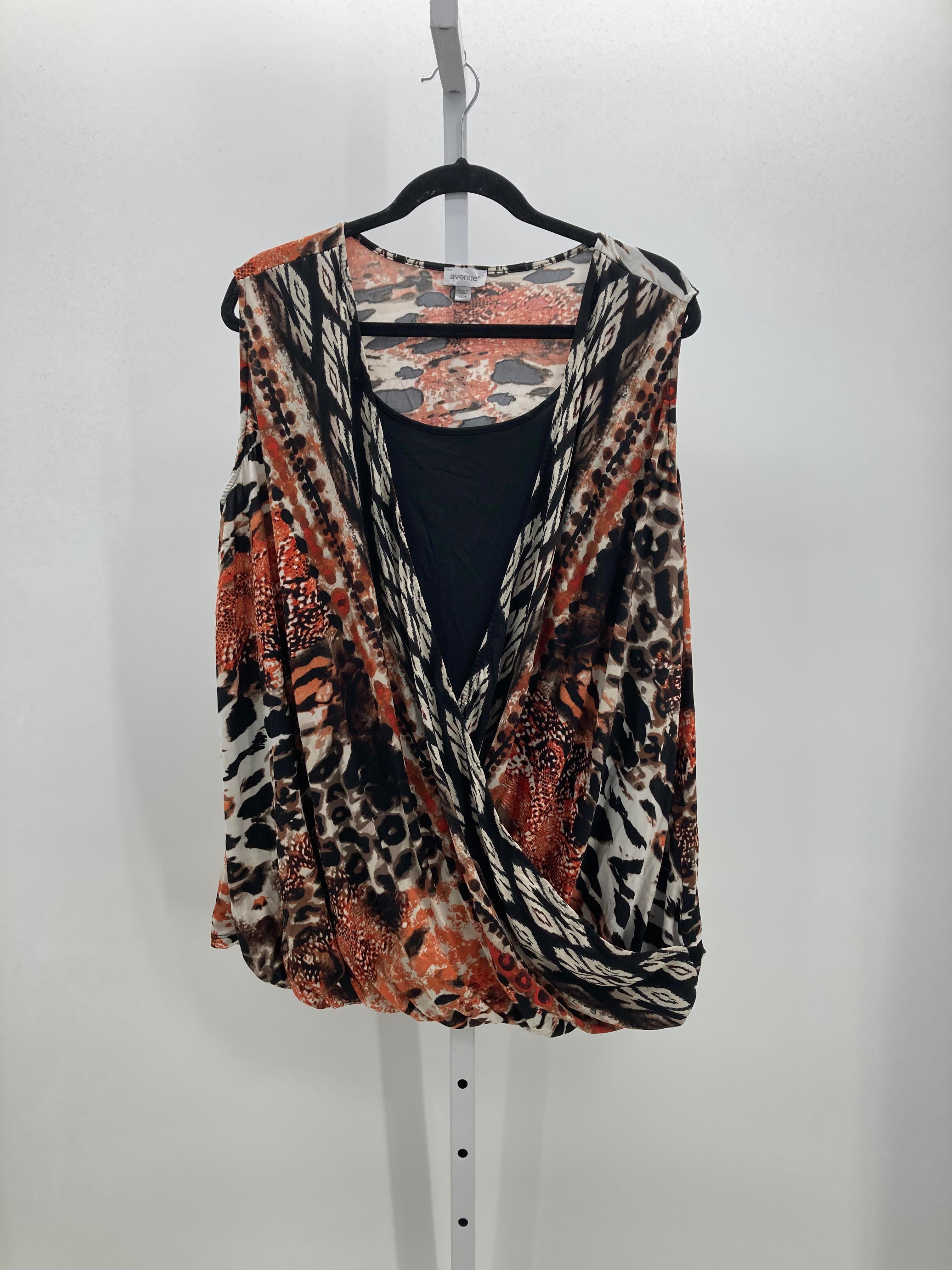 Avenue Size 18/20 W Womens Sleeveless Shirt