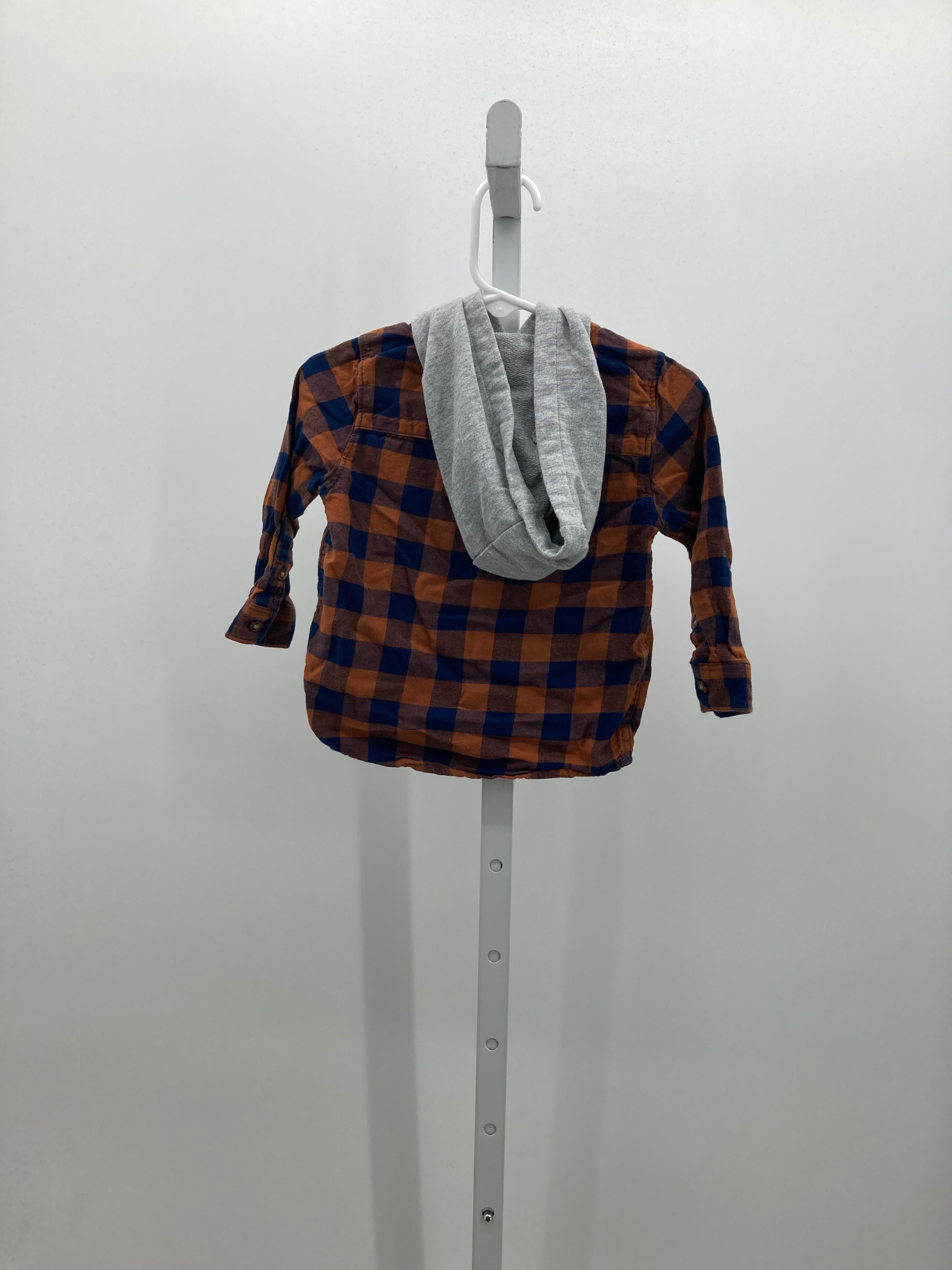 BLUE PLAID HOODED