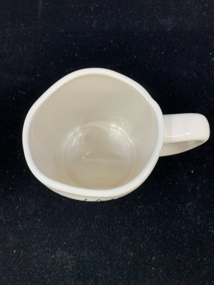 RAE DUNN WAKE UP COFFEE MUG.