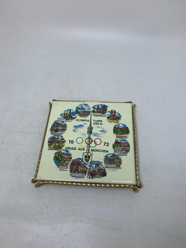 OLYMPICS GAMES TRIVET 1972.