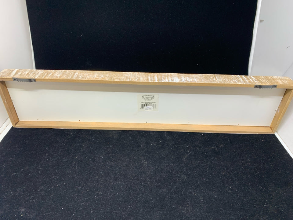 "WELCOME TO OUR HOME" DISTRESSED WOOD SIGN.