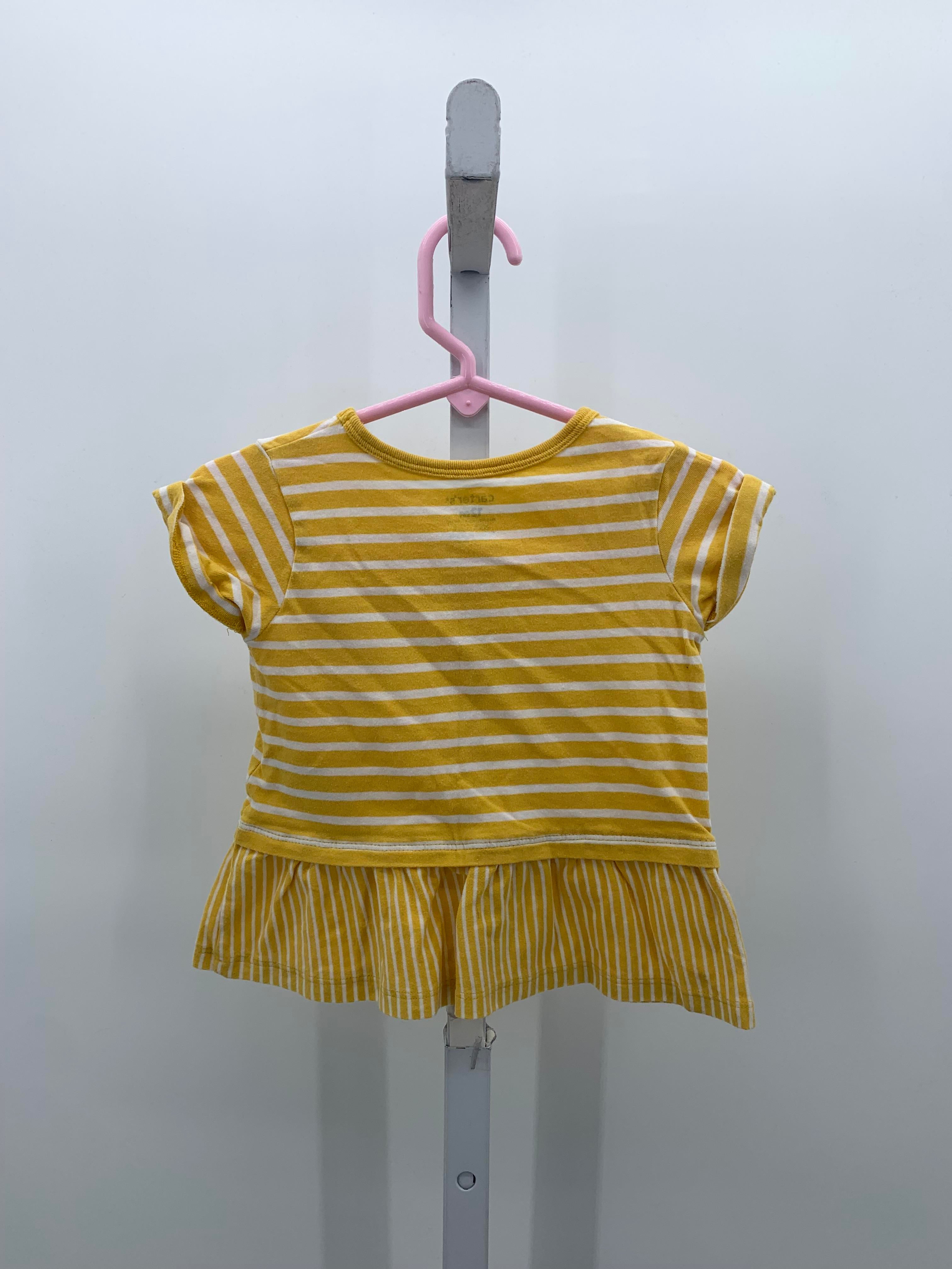 Carters Size 12 Months Girls Short Sleeve Shirt