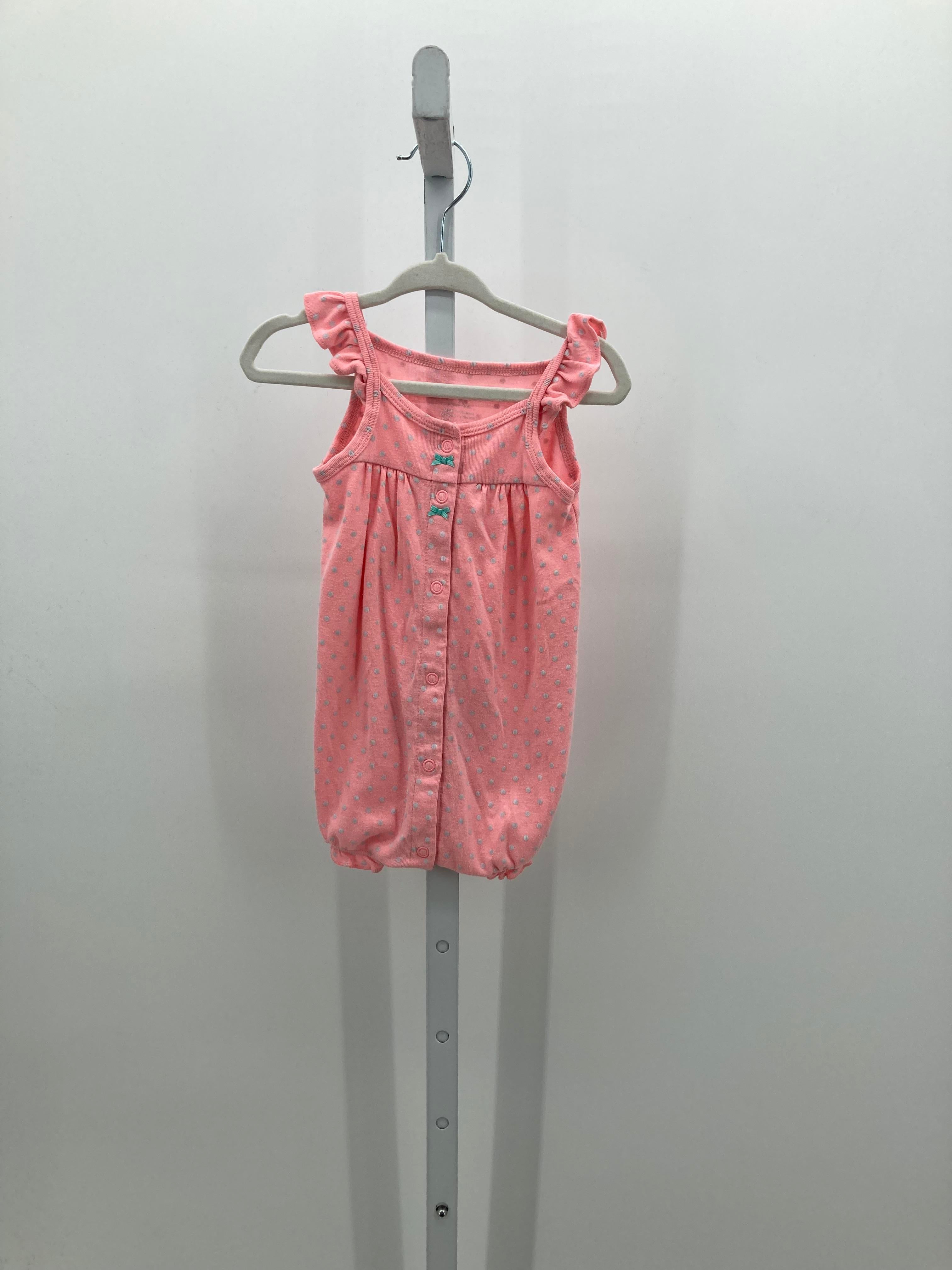 Carters Size 9 Months Girls Sleeveless Romper