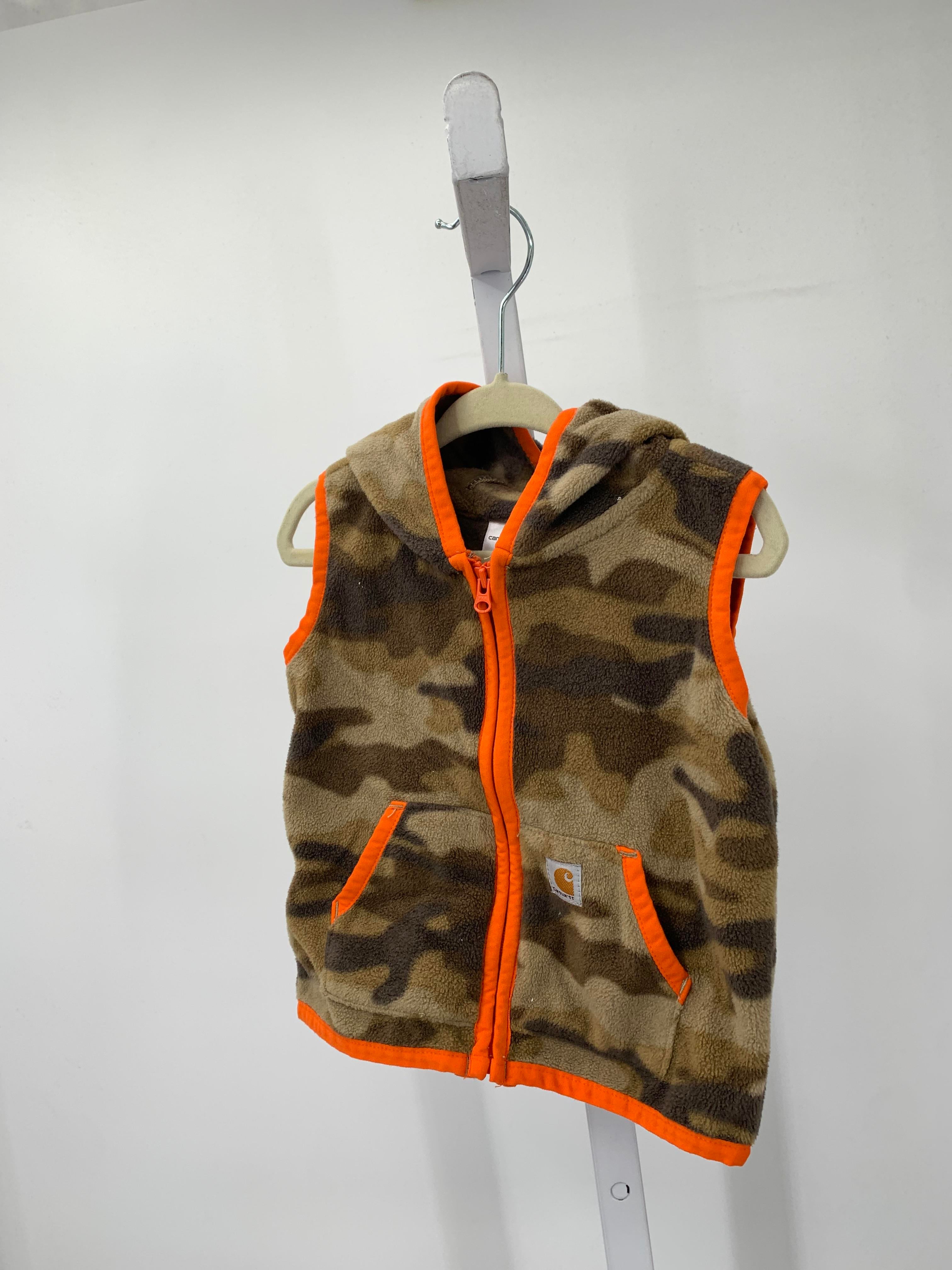 CAMO ORANGE TRIM FLEECE