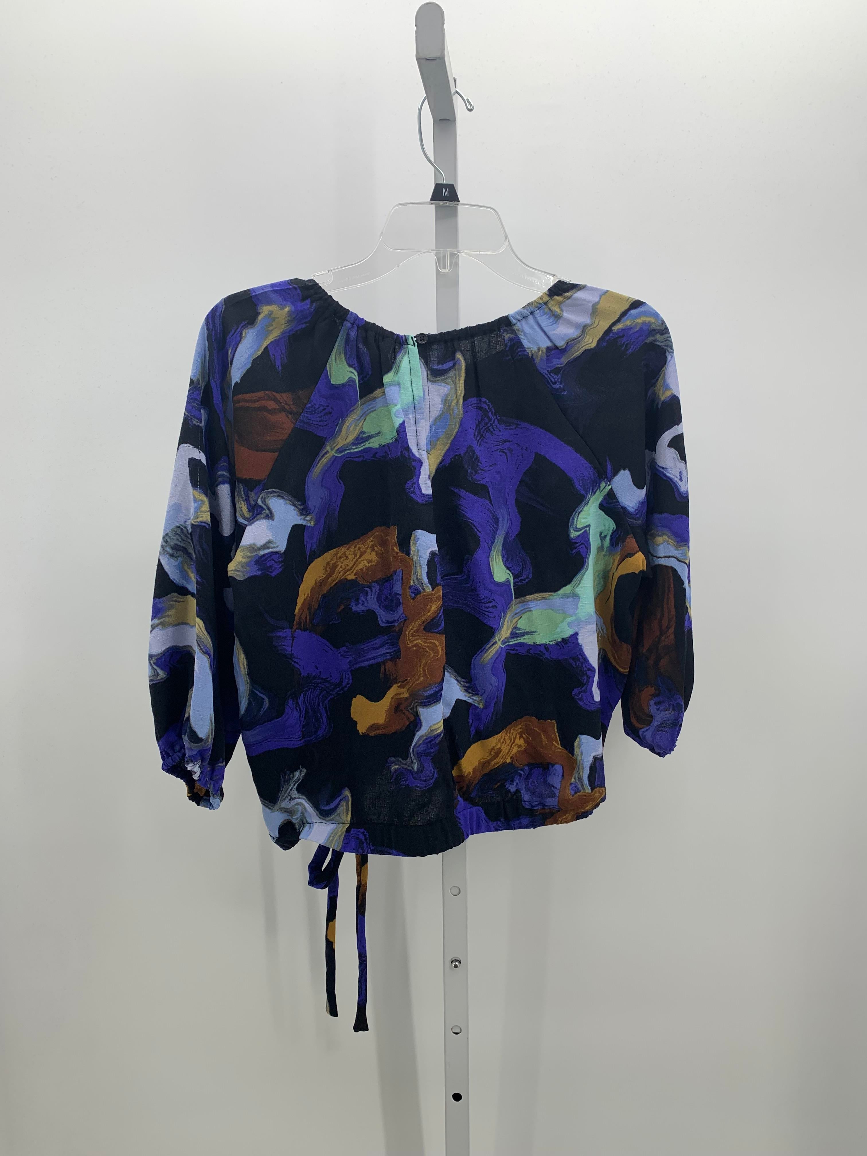 Nine West Size Small Misses 3/4 Sleeve Shirt
