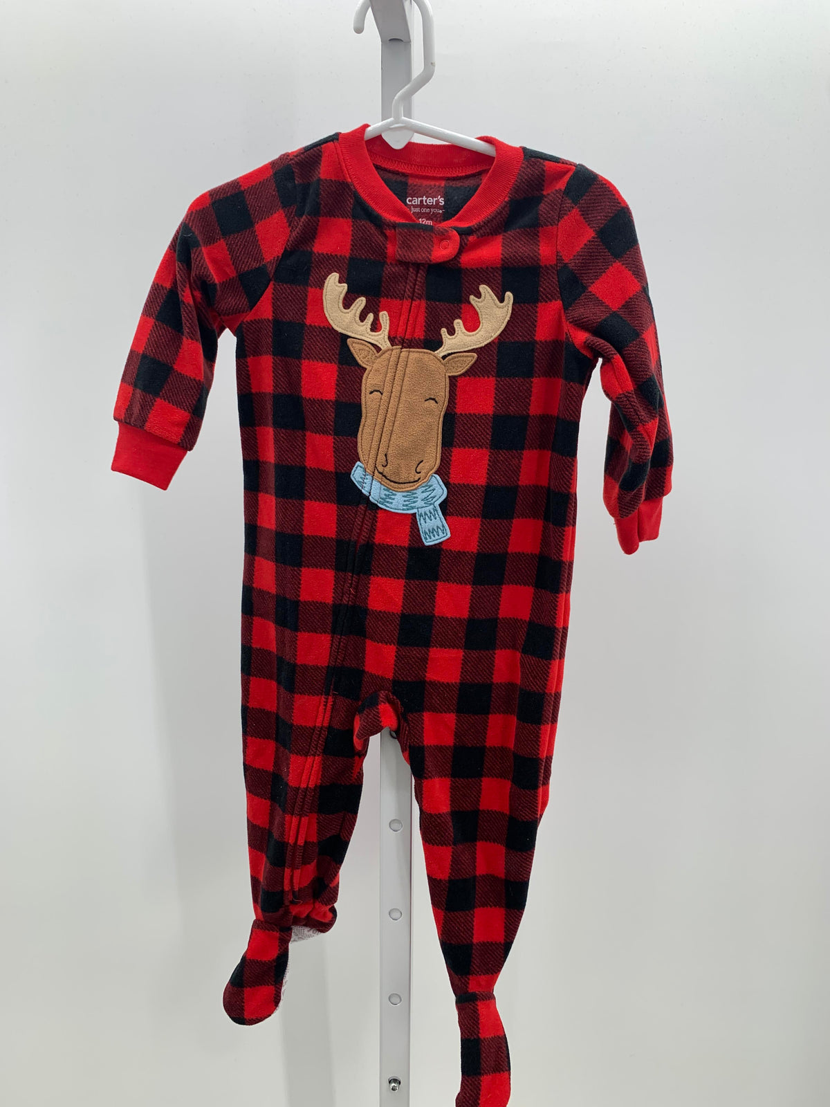 FLEECE PLAID MOOSE