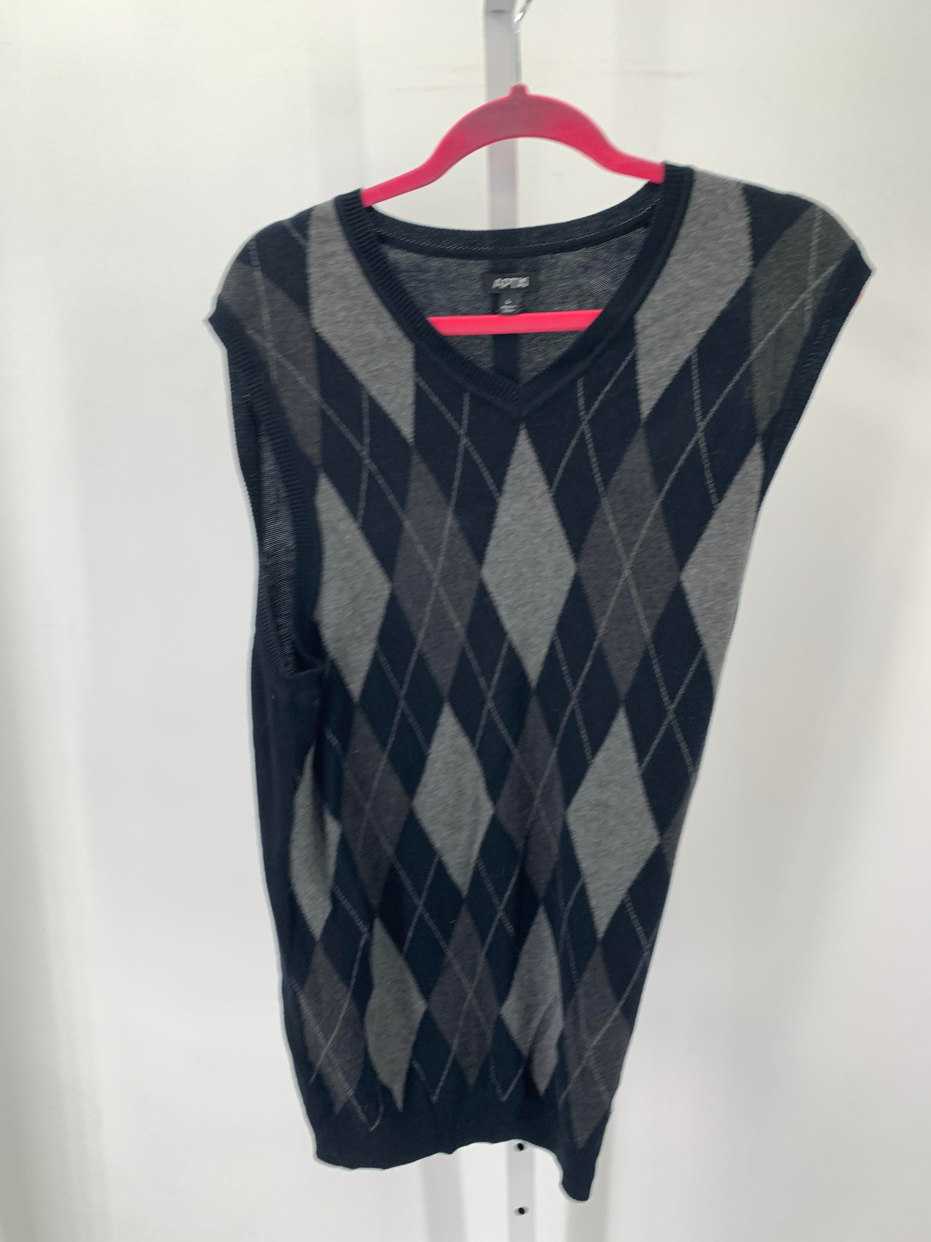 GREY DIAMOND SWEATER VEST