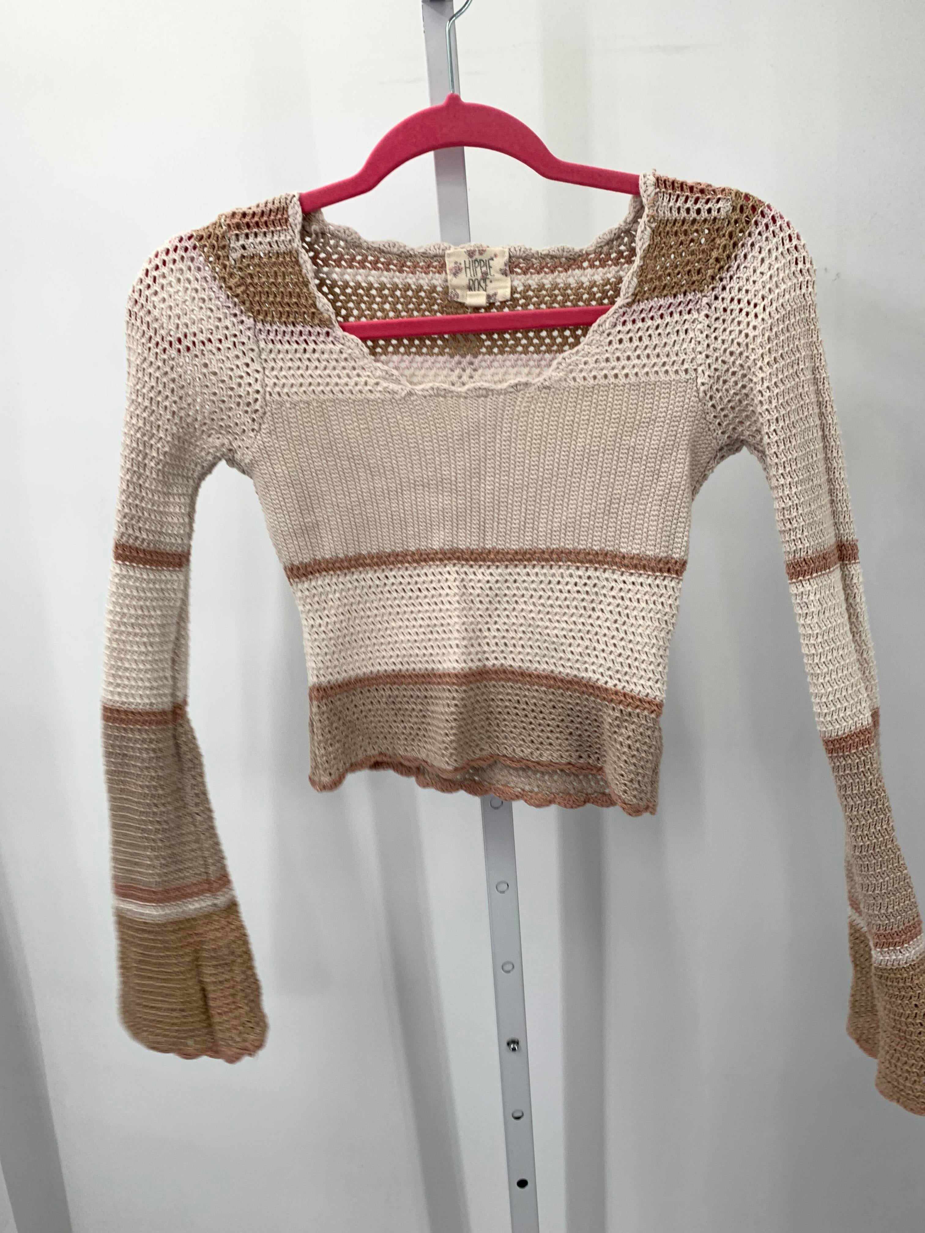 Hippie Rose Size X Small Juniors Long Sleeve Sweater