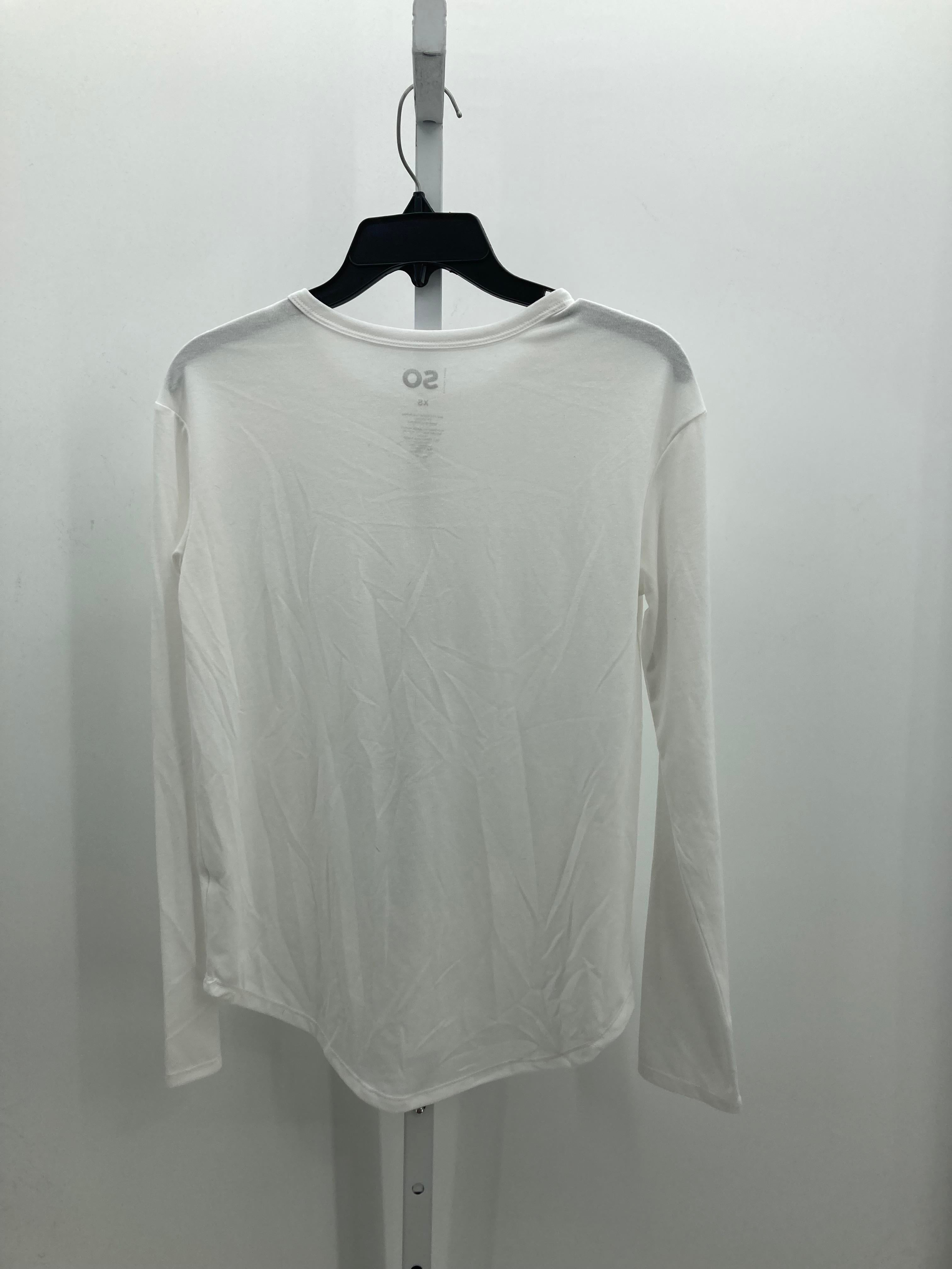 SO Size X Small Juniors Long Sleeve Shirt