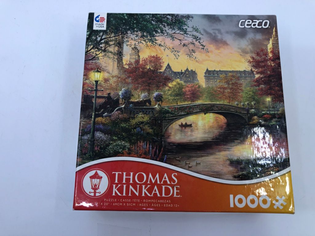NIB THOMAS KINKADE 1000PC PUZZLE.