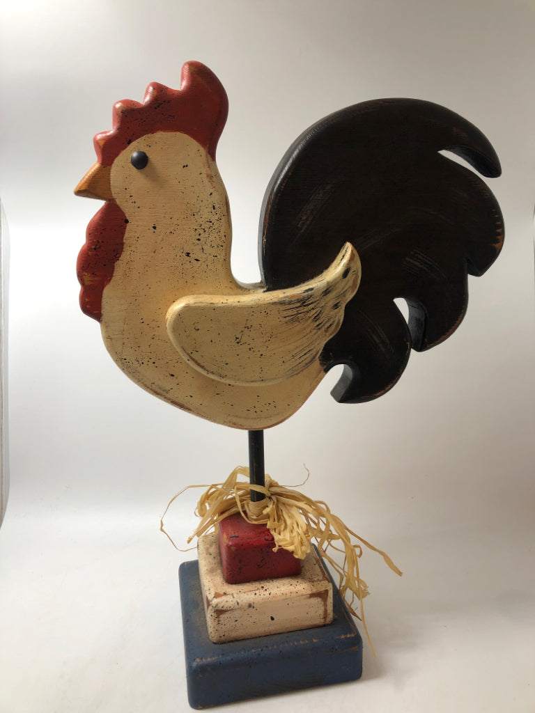 LAYERED WOODEN CHICKEN.