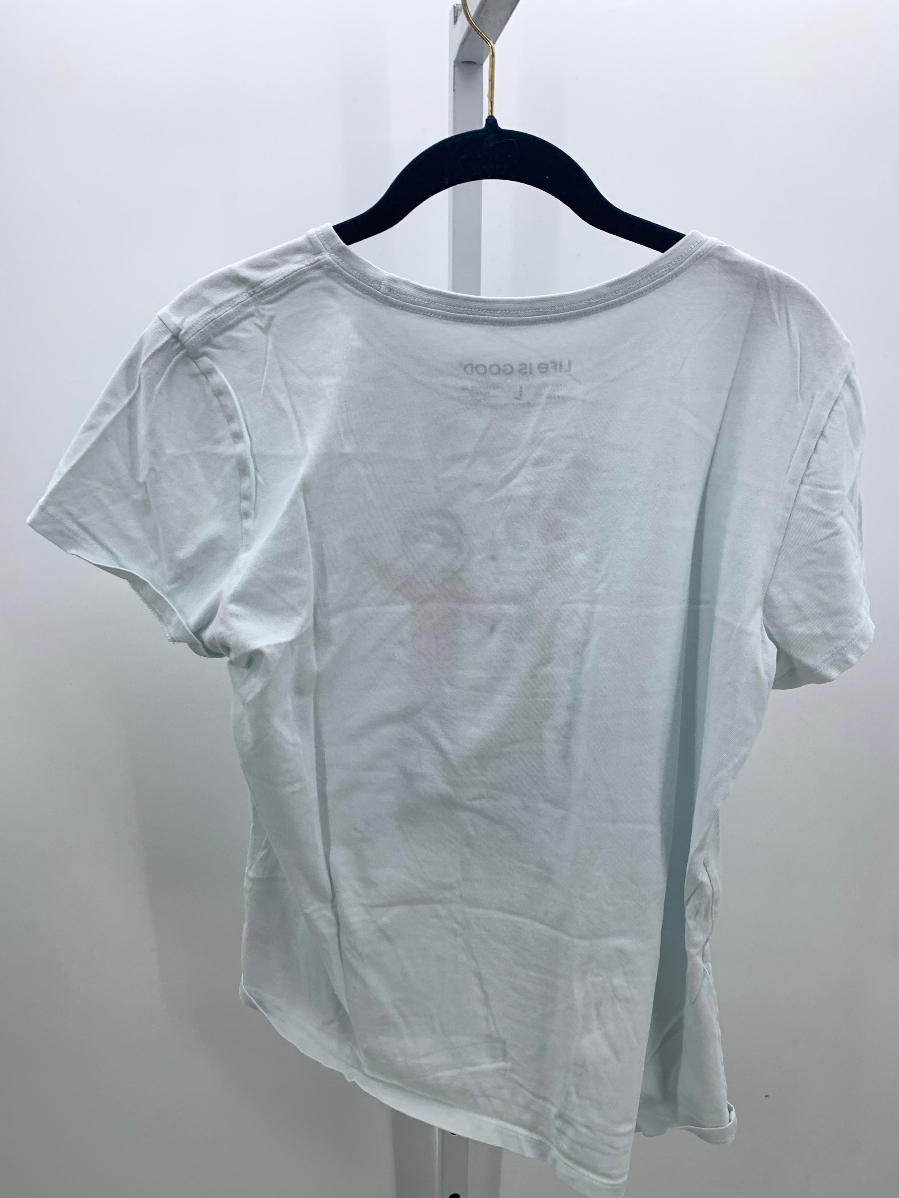Life is Good Size Large Misses Short Sleeve Shirt