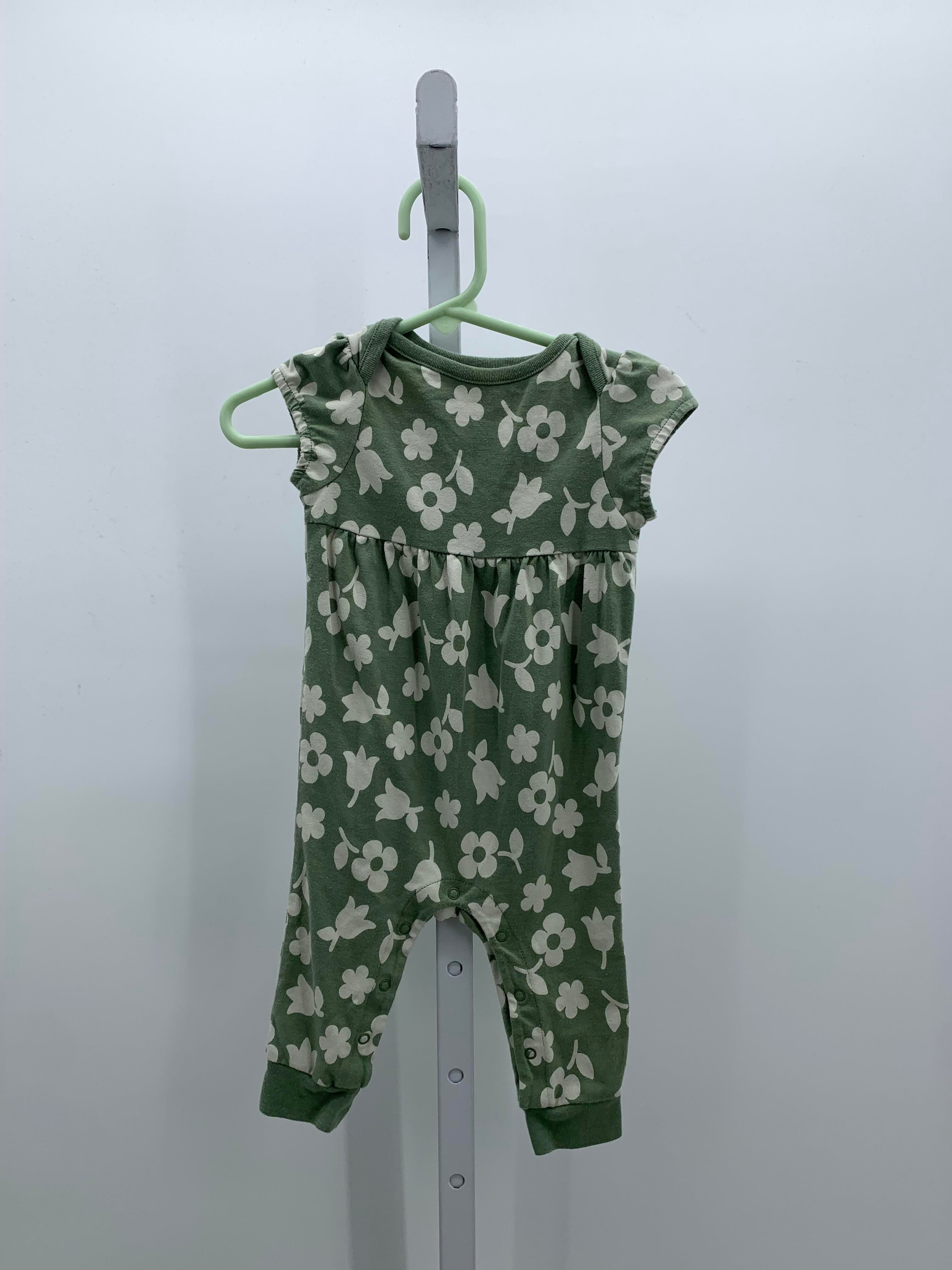 Cat & Jack Size 3-6 Months Girls Short Slv. Romper