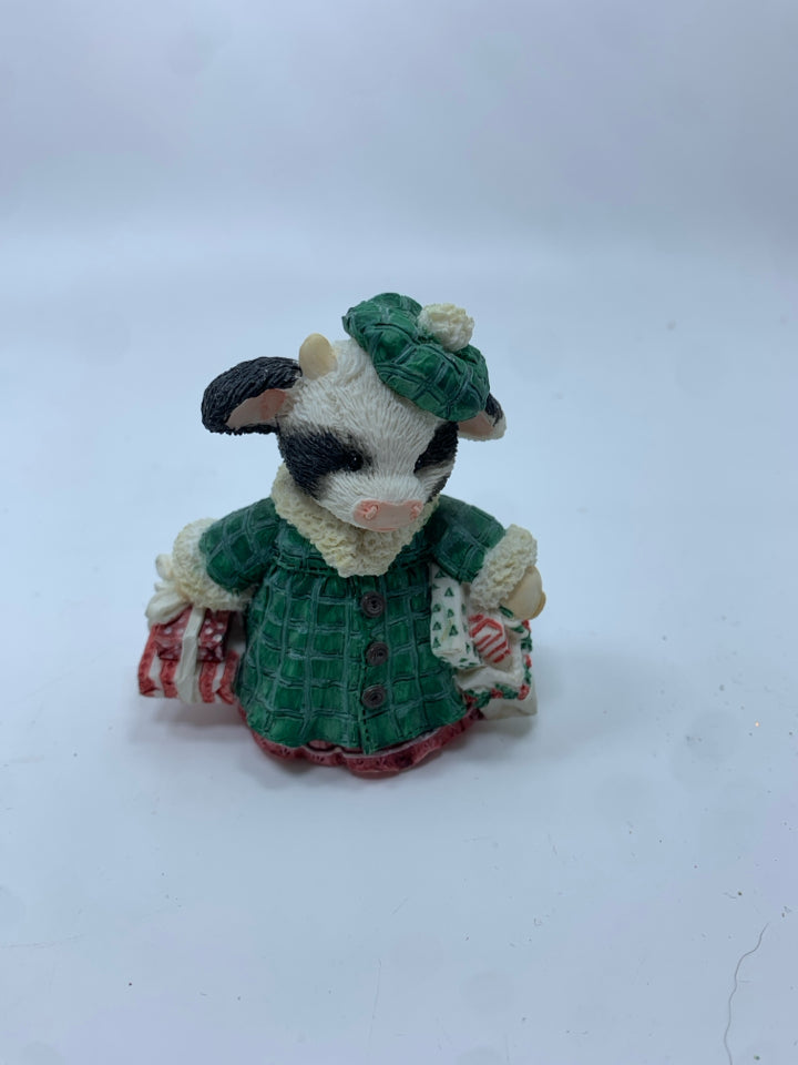 "SHOP TILL THE COWS COME HOME" MARY MOOMOOS FIGURE.