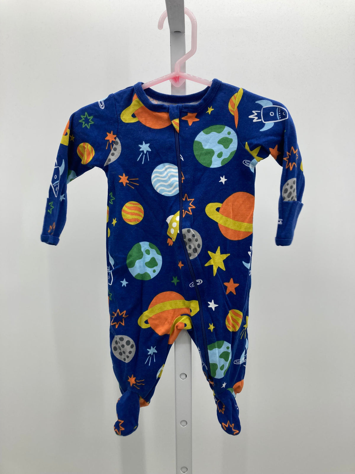 PLANETS ZIP KNIT