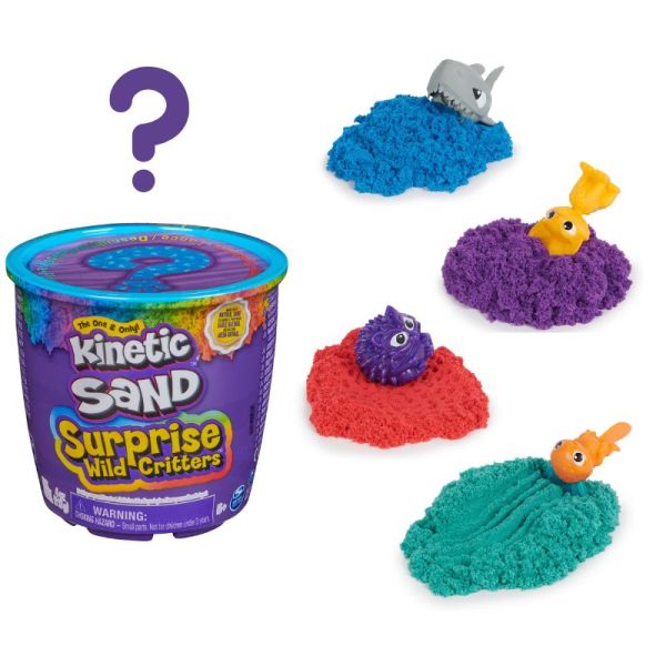 Kinetic Sand Surprise - 113 G Coloured Magic from Sweden with Animal Figure and
