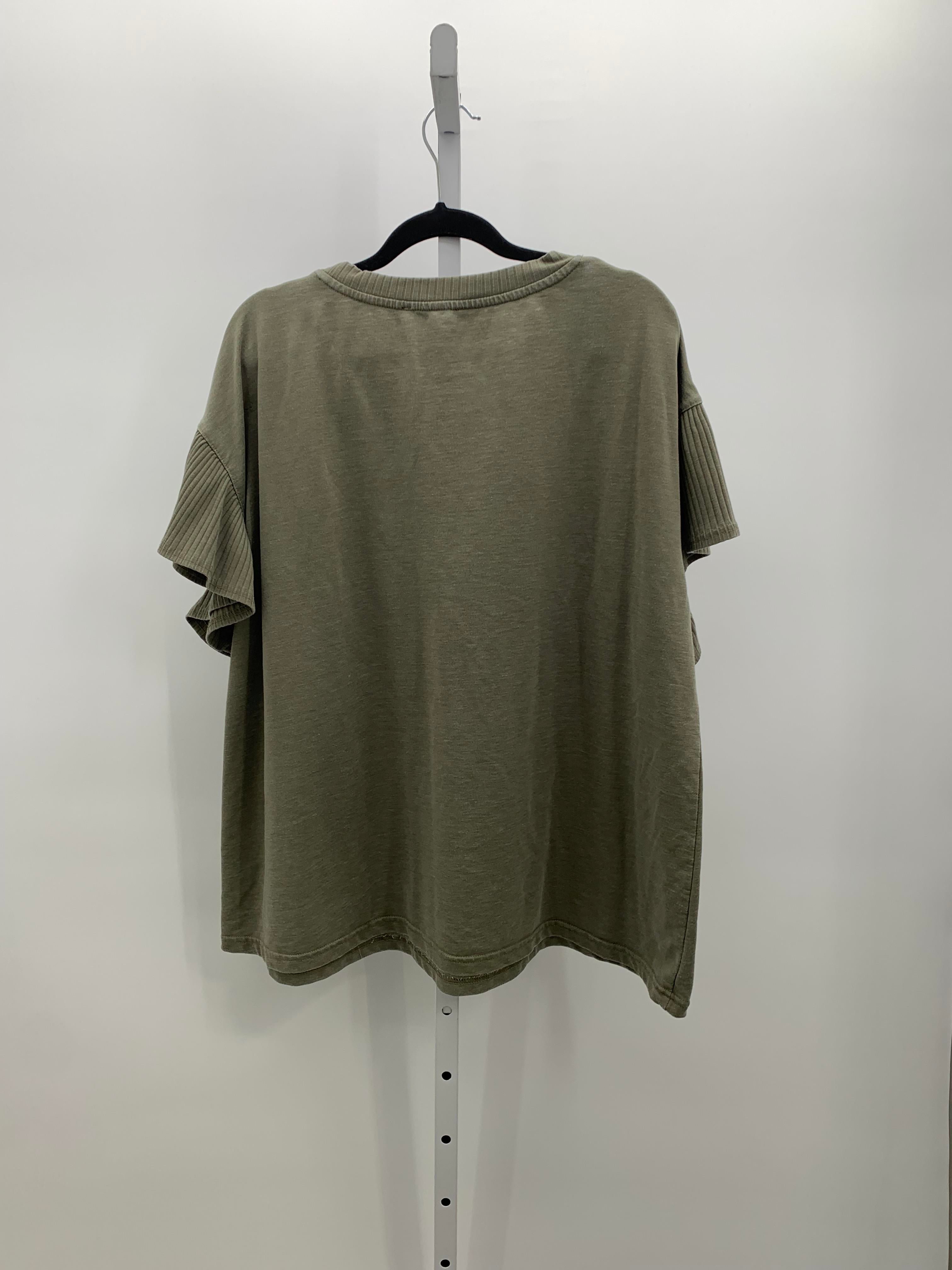 Jane + Delancey Size 2X Womens Short Sleeve Shirt