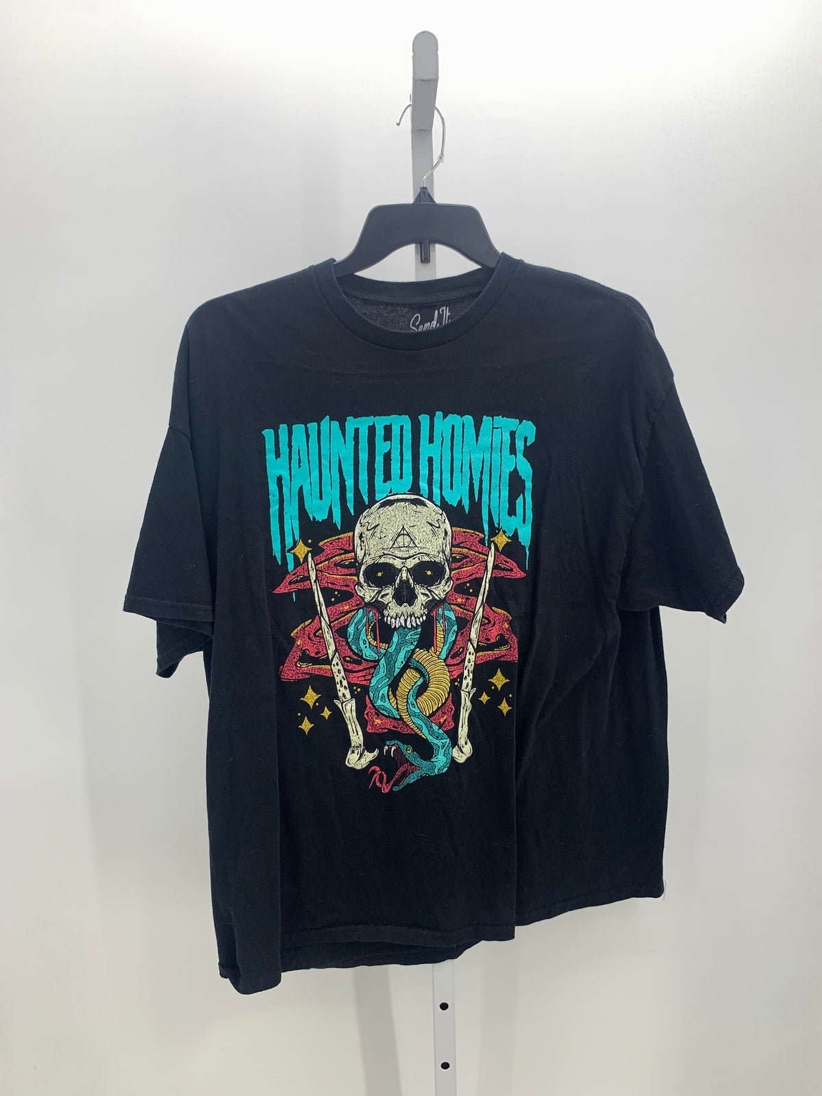 HAUNTED ZOMBIES SKULL.