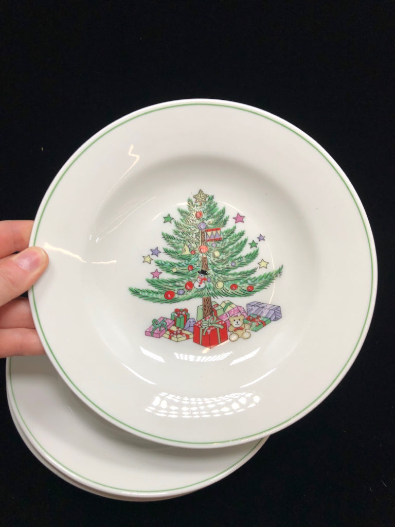 16PC GIBSON XMAS TREE DISH SET SVC FOR 4.