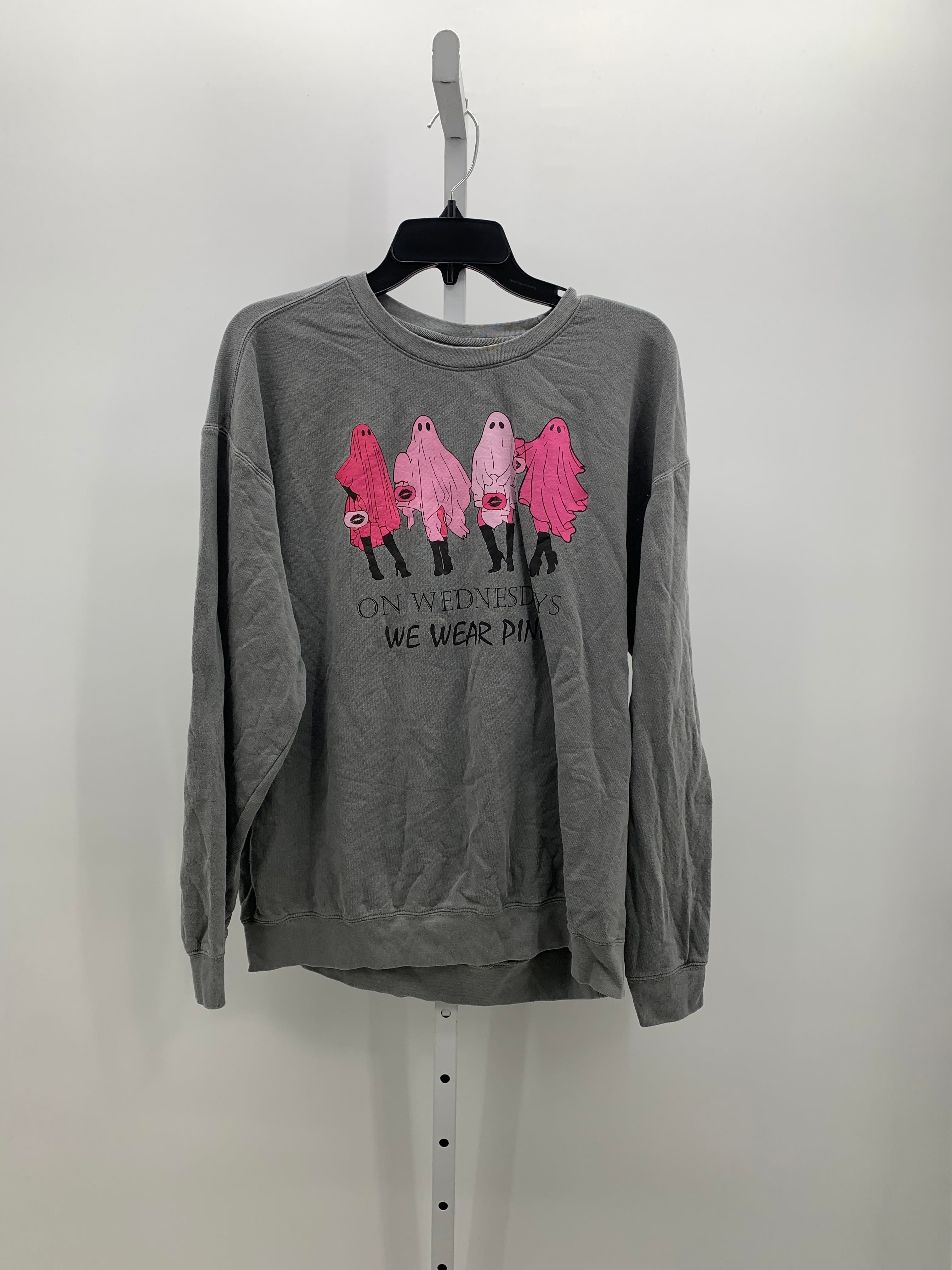 LONG SLV SHIRT WE WEAR PINK