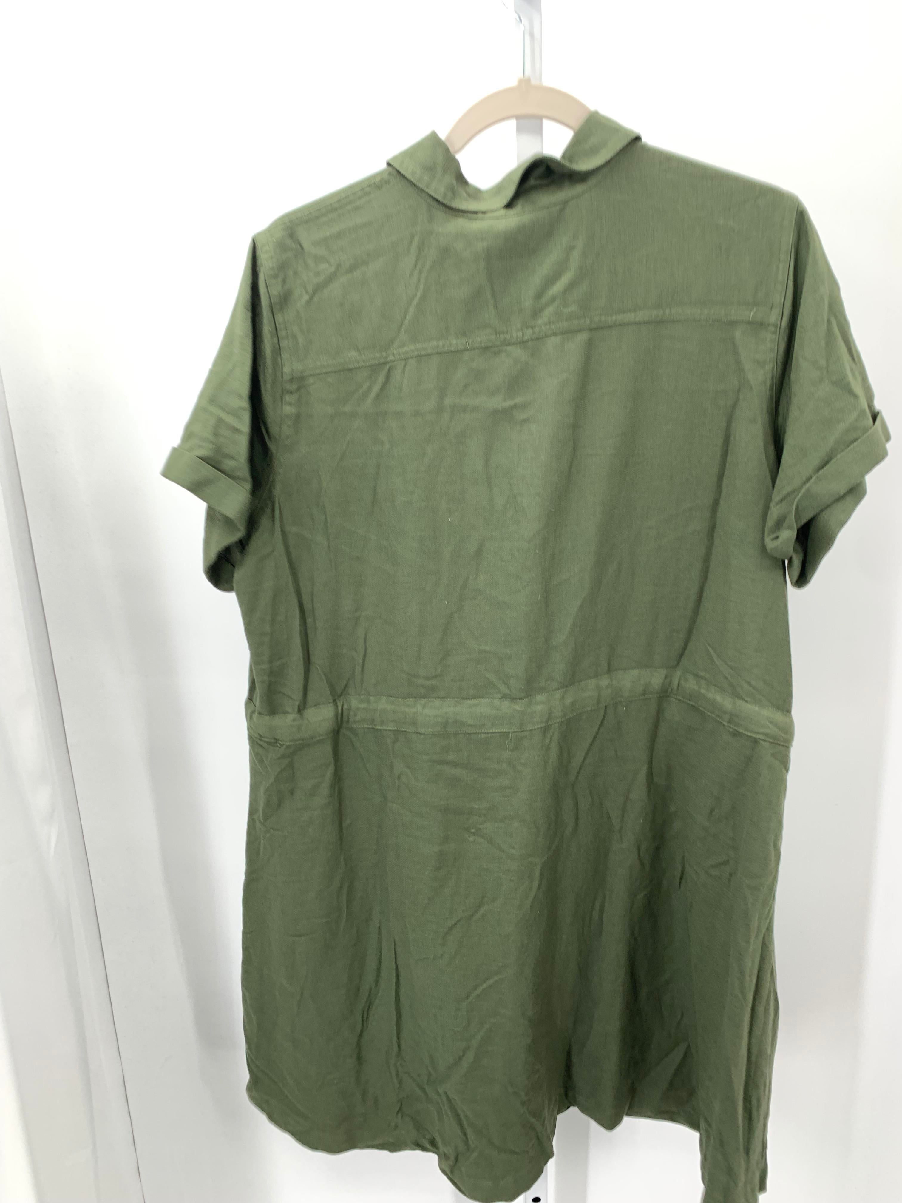 Croft & Barrow Size Large Misses Short Sleeve Dress