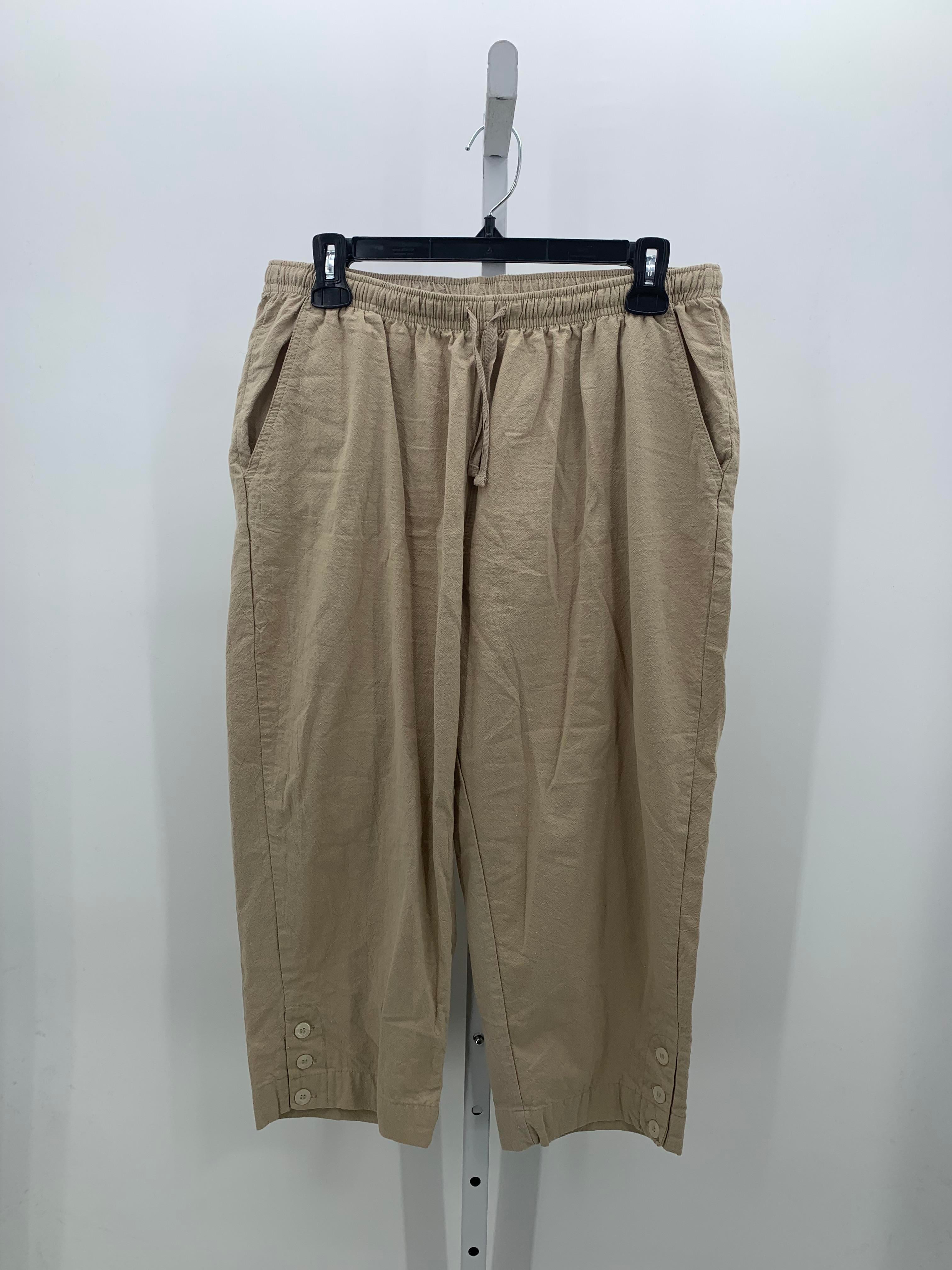 Cathy Daniels Size Extra Large Misses Capri Pants