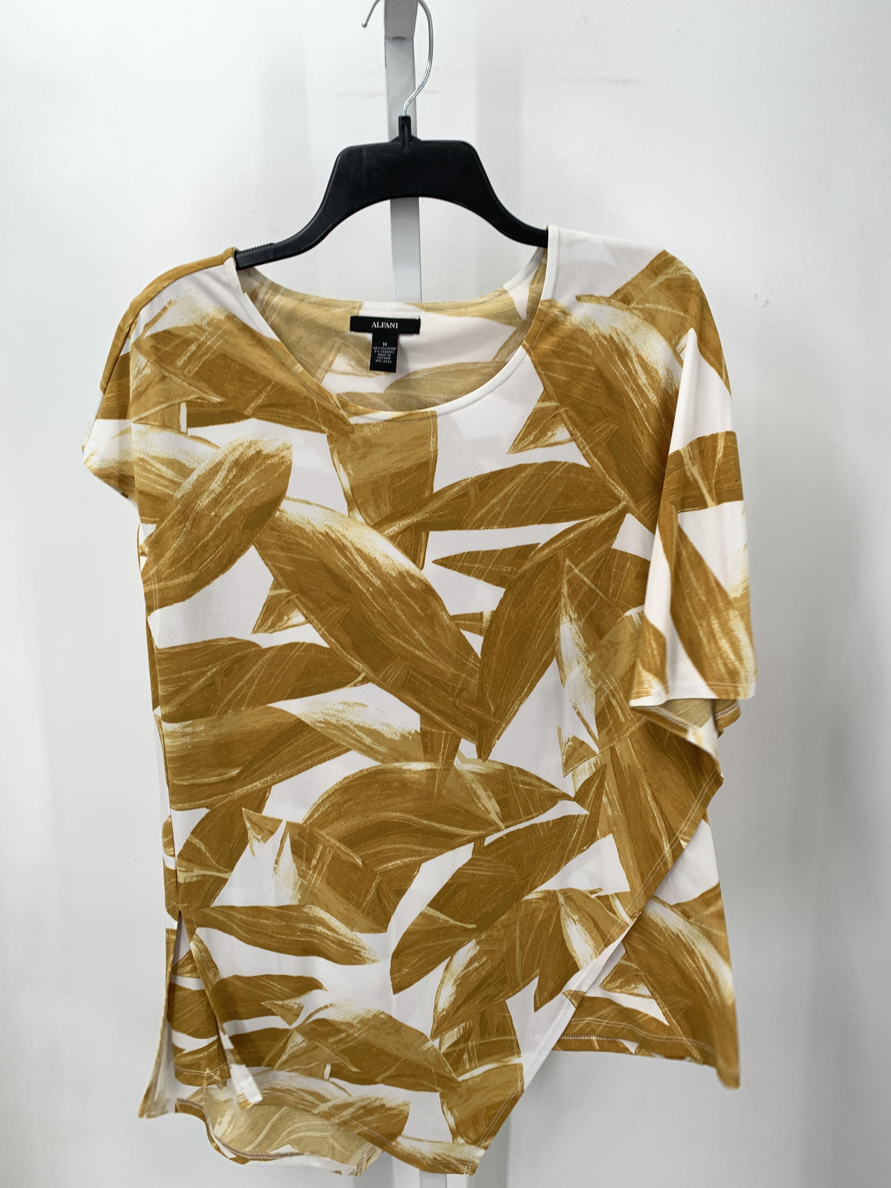 Alfani Size Medium Misses Short Sleeve Shirt