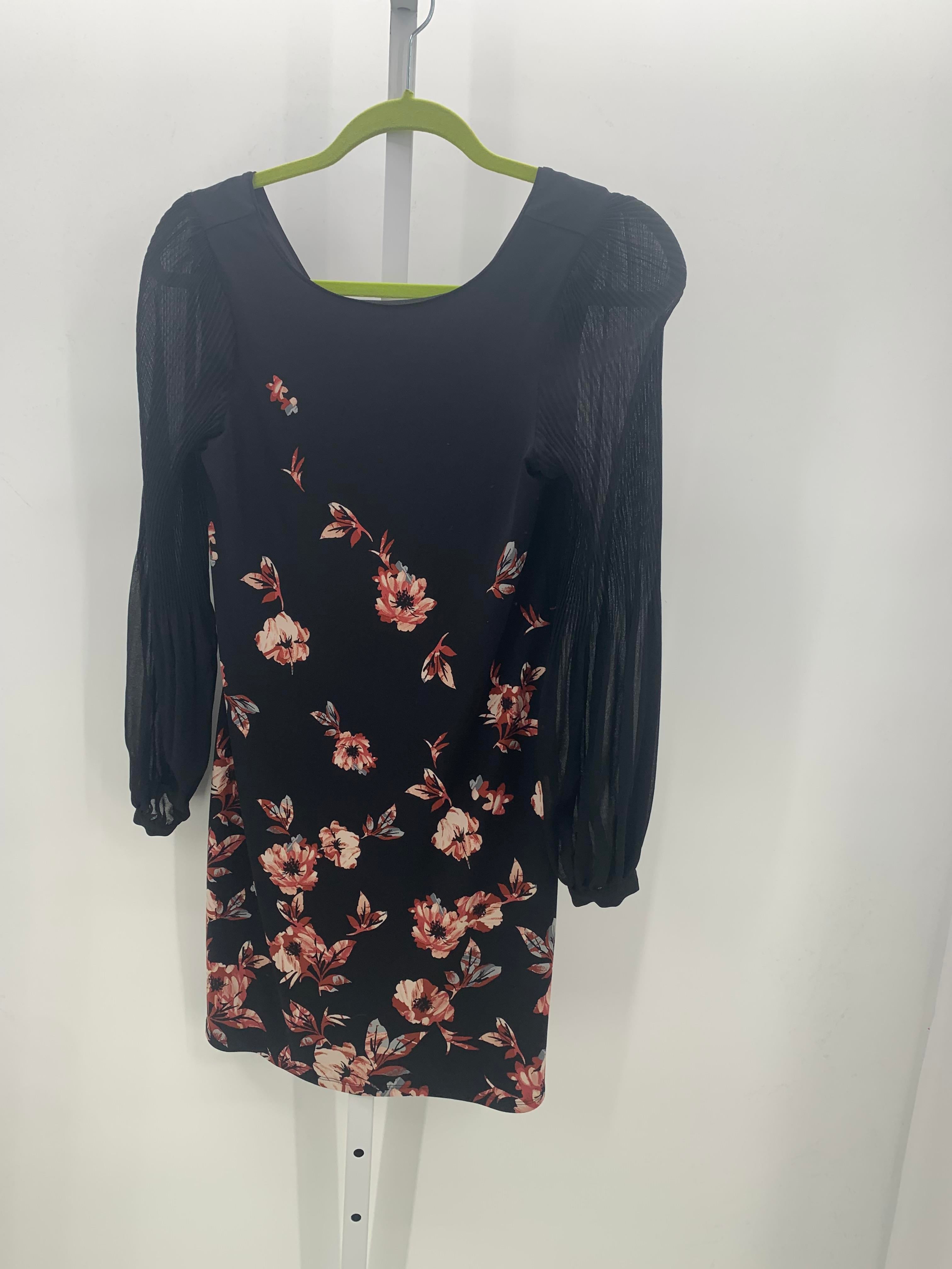 White House Black Size X Small Petite Petite Long Sleeve Dress