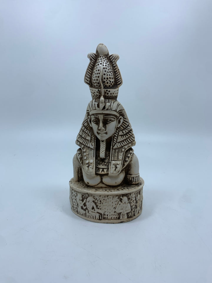 DISTRESSED STYLE EGYPTIAN BUST.