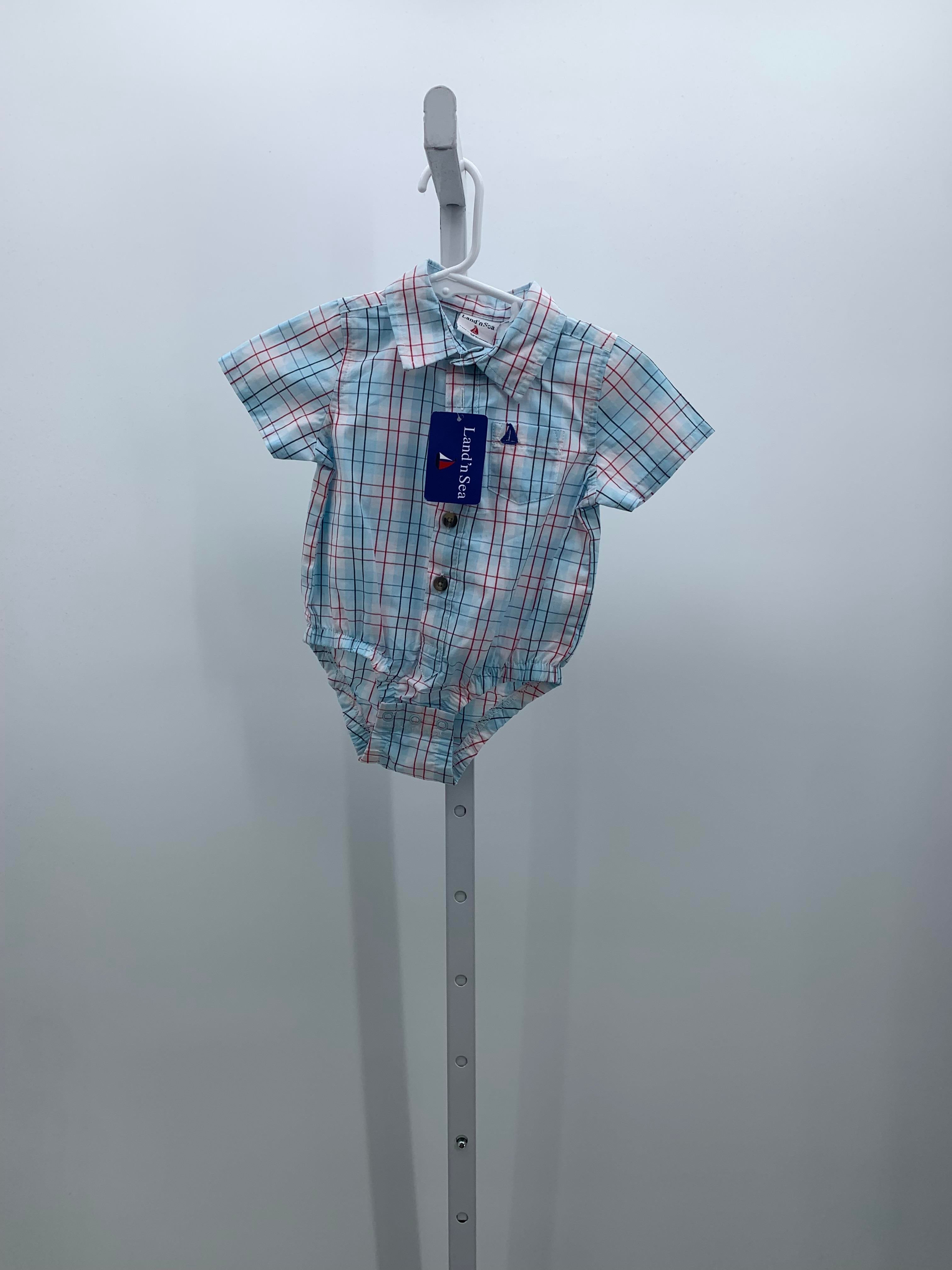 NEW PLAID BUTTON DOWN- LAND N SEA