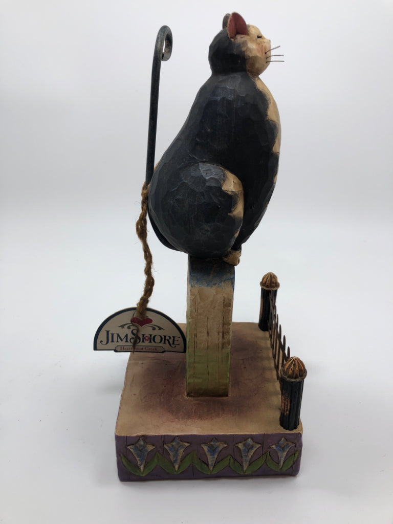 JIM SHORE SLEEP TIGHT CAT FIGURINE.