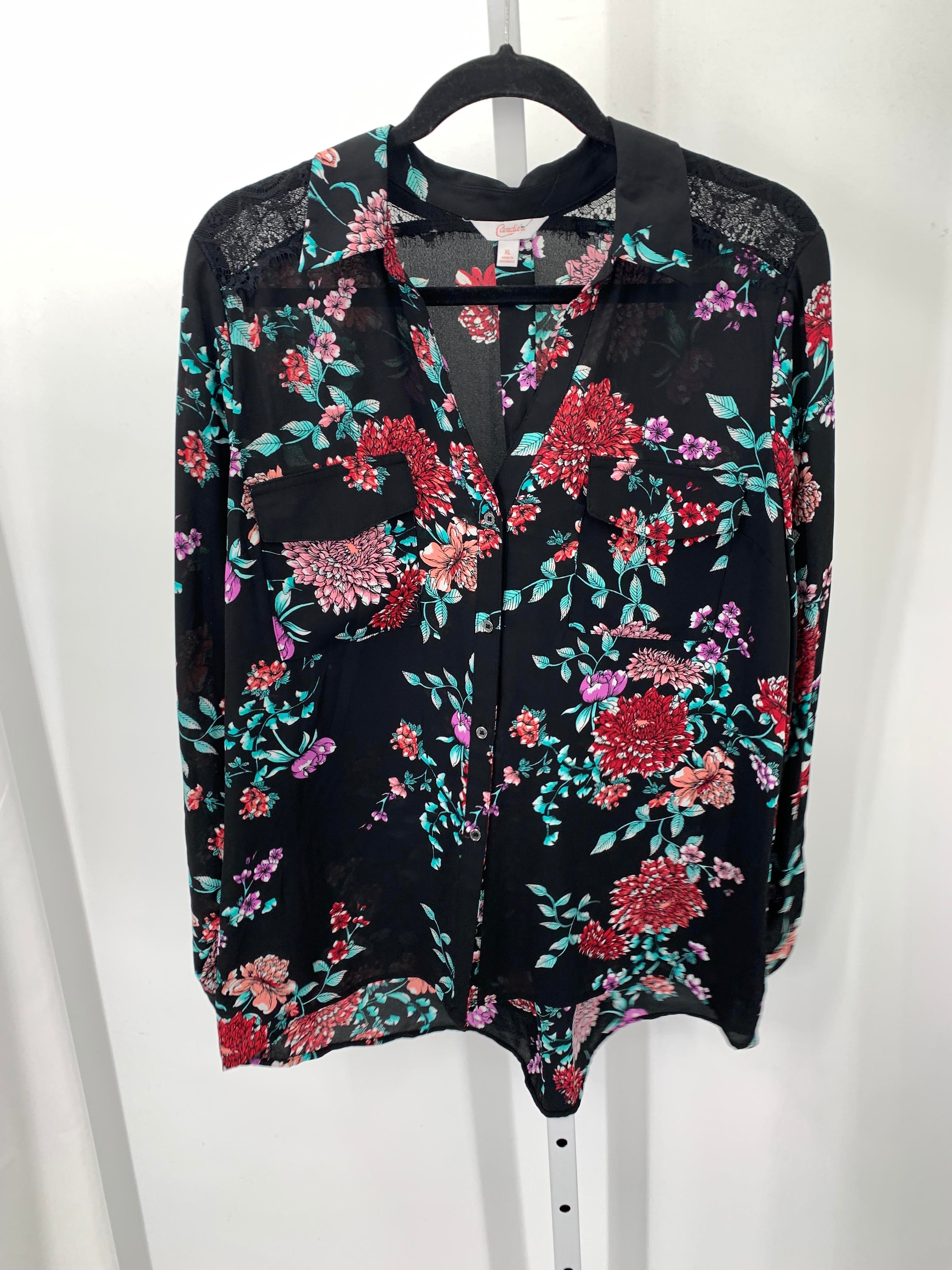 Candies Size Extra Large Juniors Long Sleeve Shirt