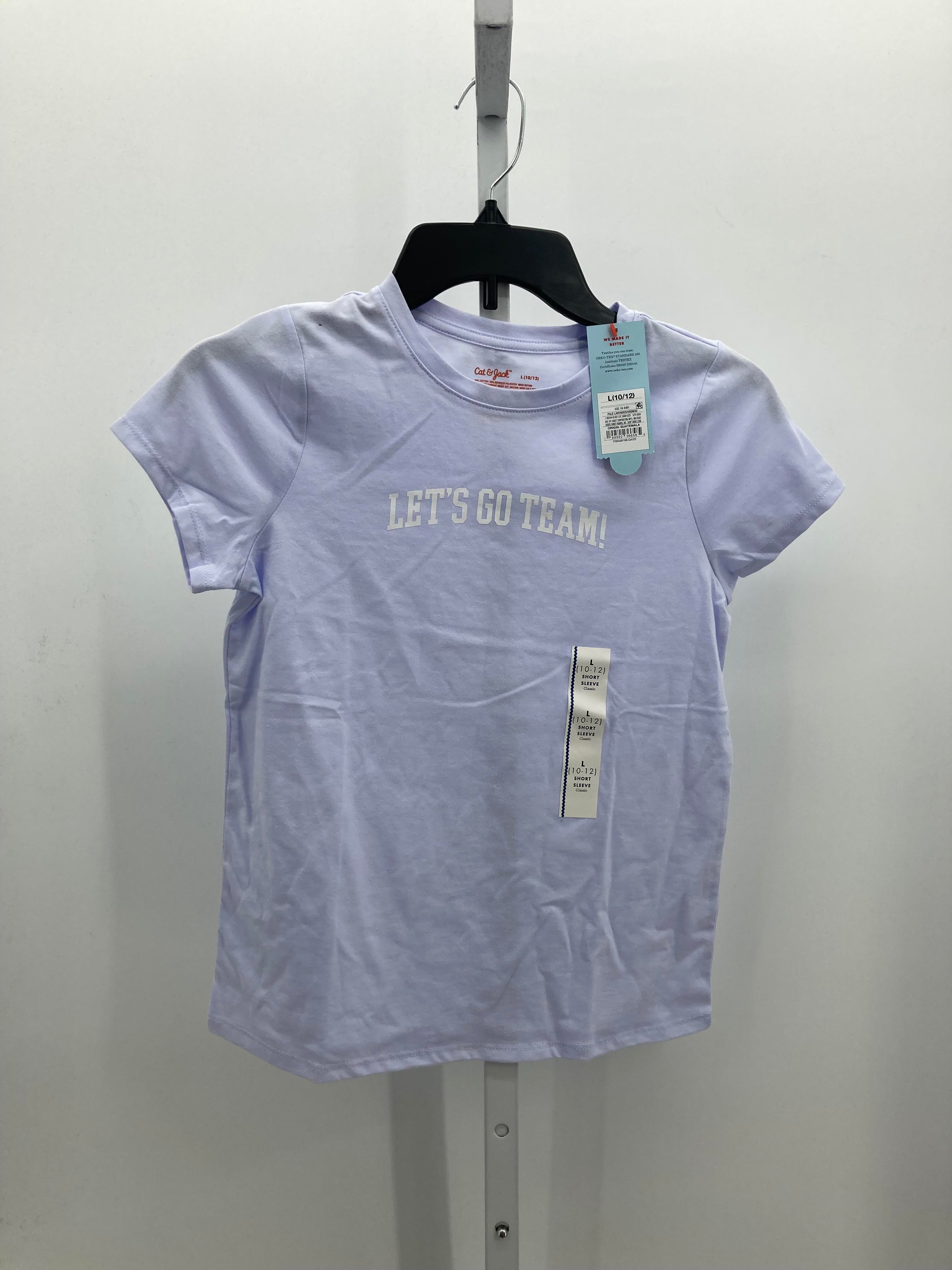 Cat & Jack Size 10-12 Girls Short Sleeve Shirt