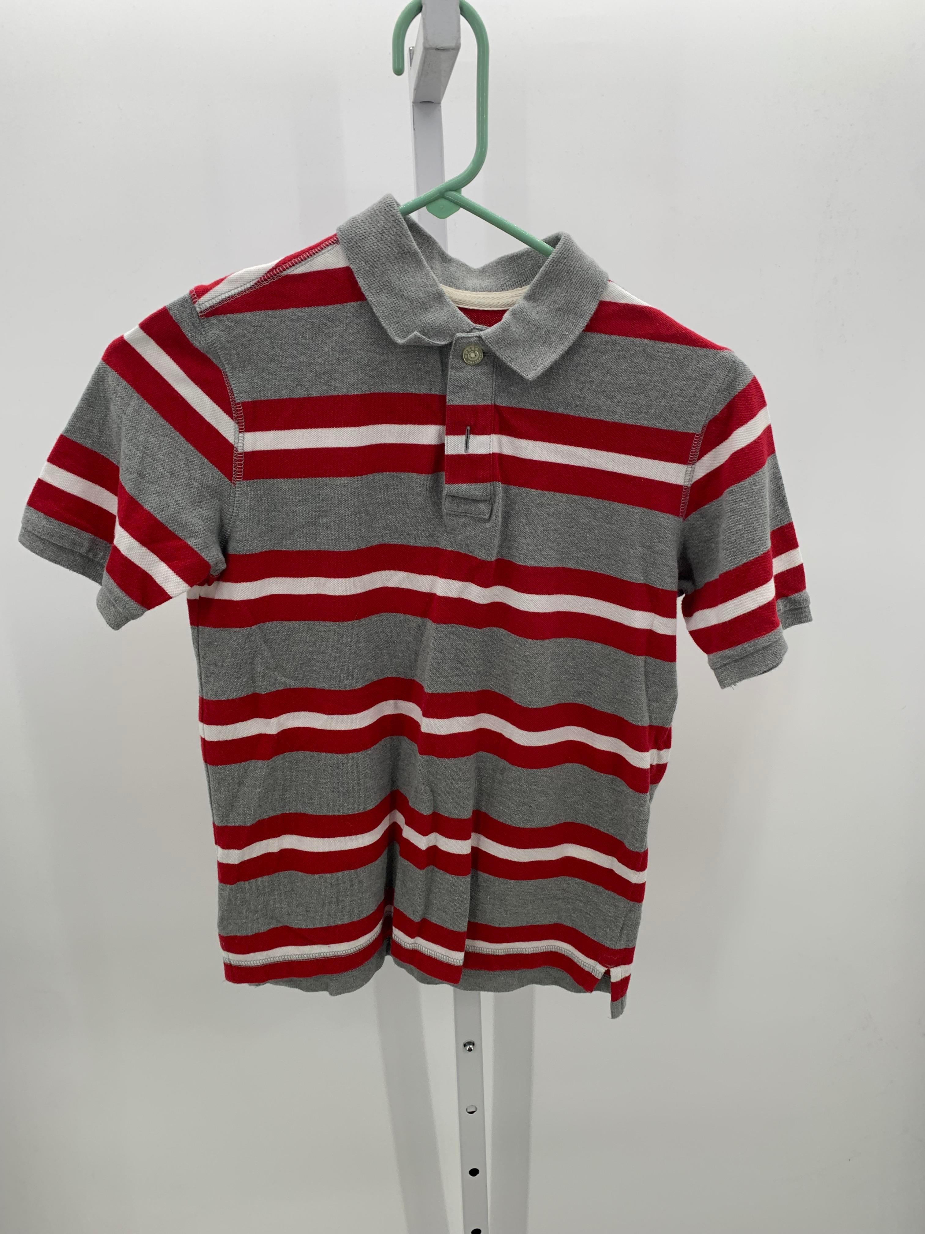 RED WHITE STRIPES POLO